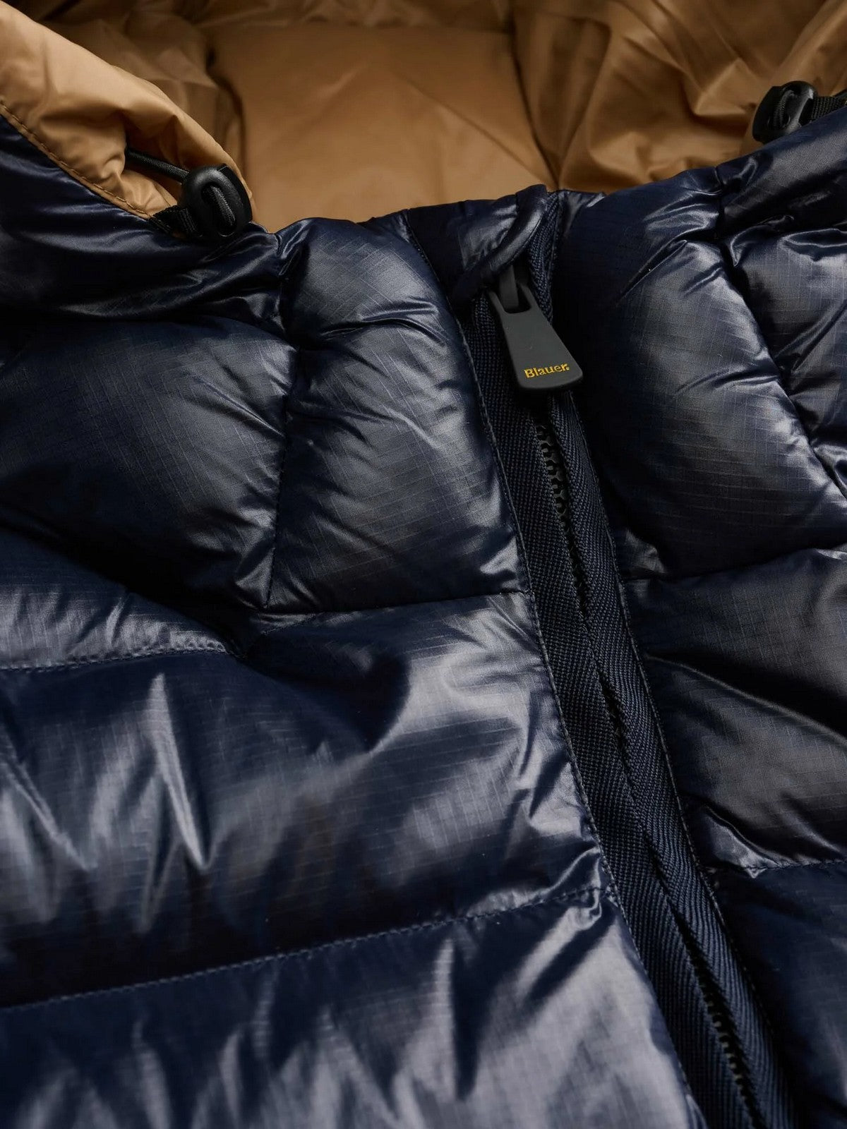 BLAUER Piumino Uomo ADAMS BLU int. TABACCO - 26WBLUC02054 005958 888TB gioboutiqueweb