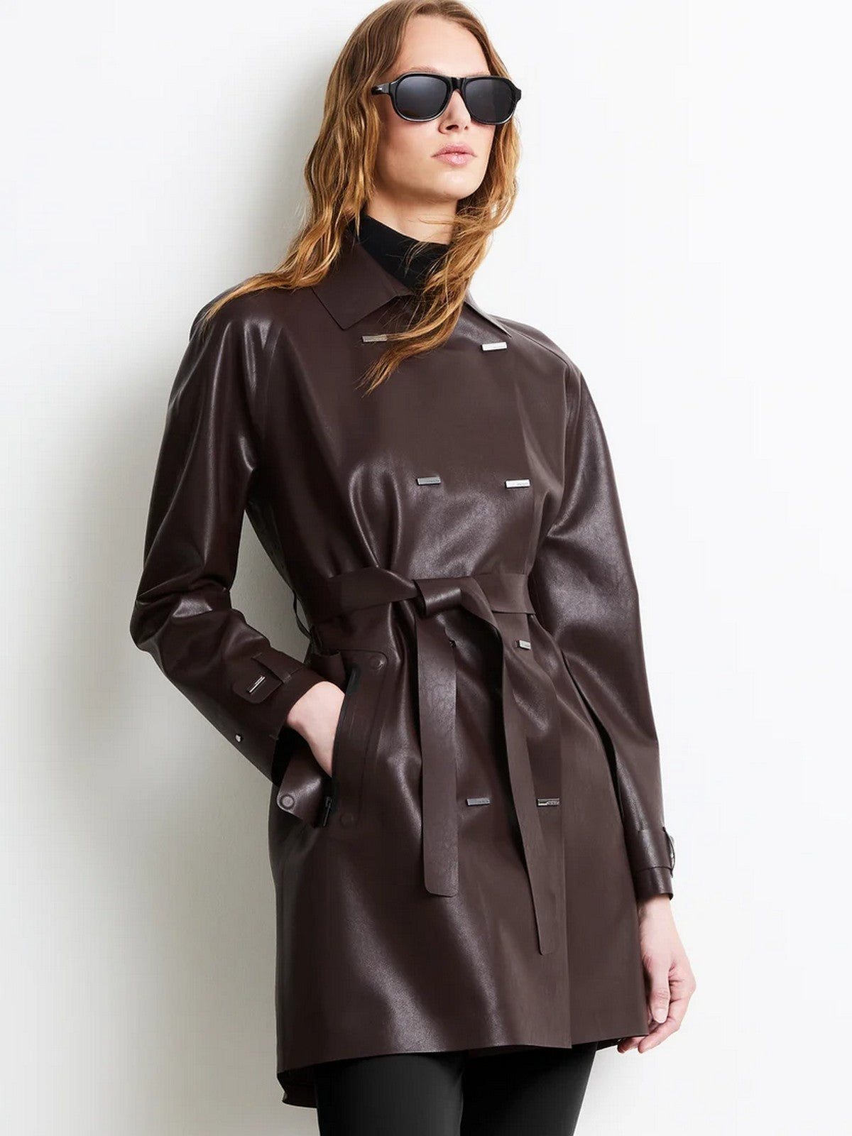 RRD Trench Donna Double furious trench wom jkt BROWN - W26543 80 gioboutiqueweb