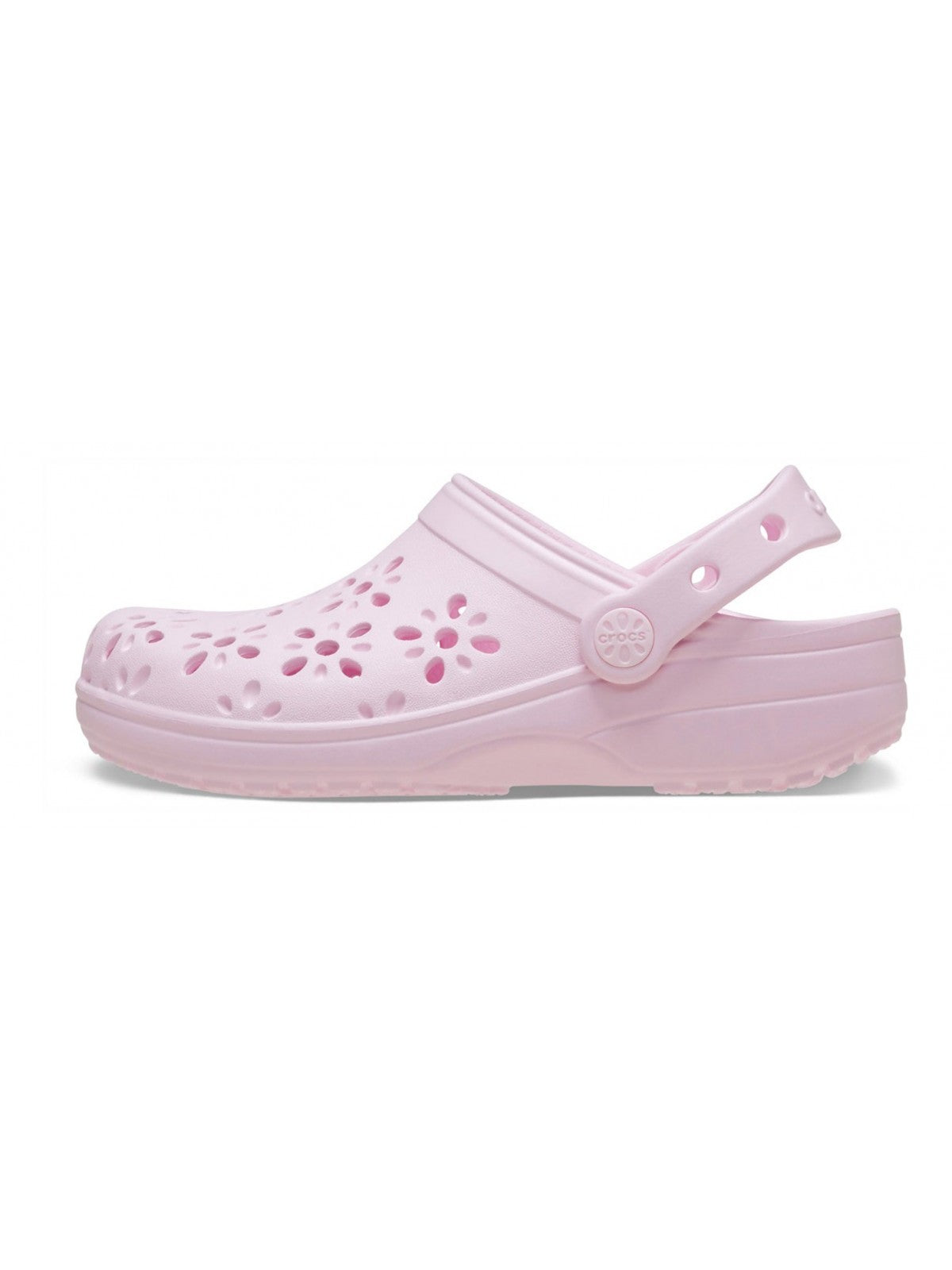 Crocs Sabot Bambini e ragazzi Classic Floral Cut Out Clog K - CR.210943 PIMK gioboutiqueweb