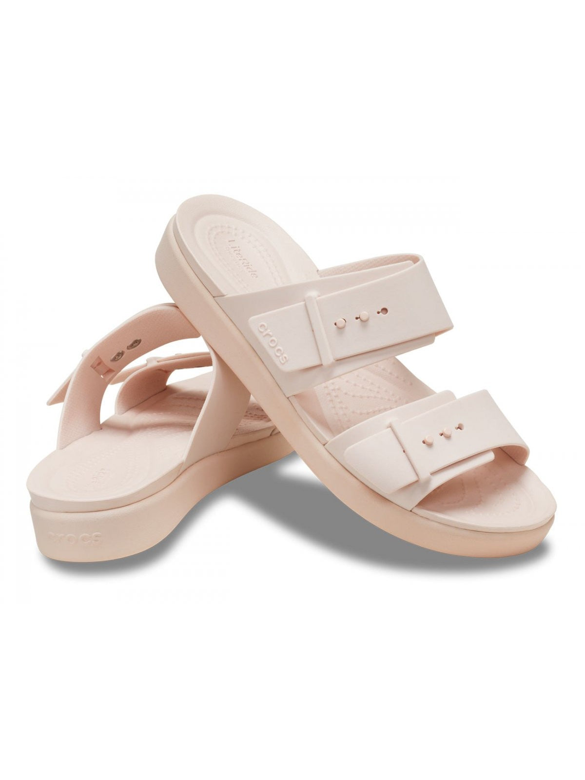 Crocs Ciabatta Donna Brooklyn Buckle Low Low Wdge W - CR.211215 QUAR gioboutiqueweb