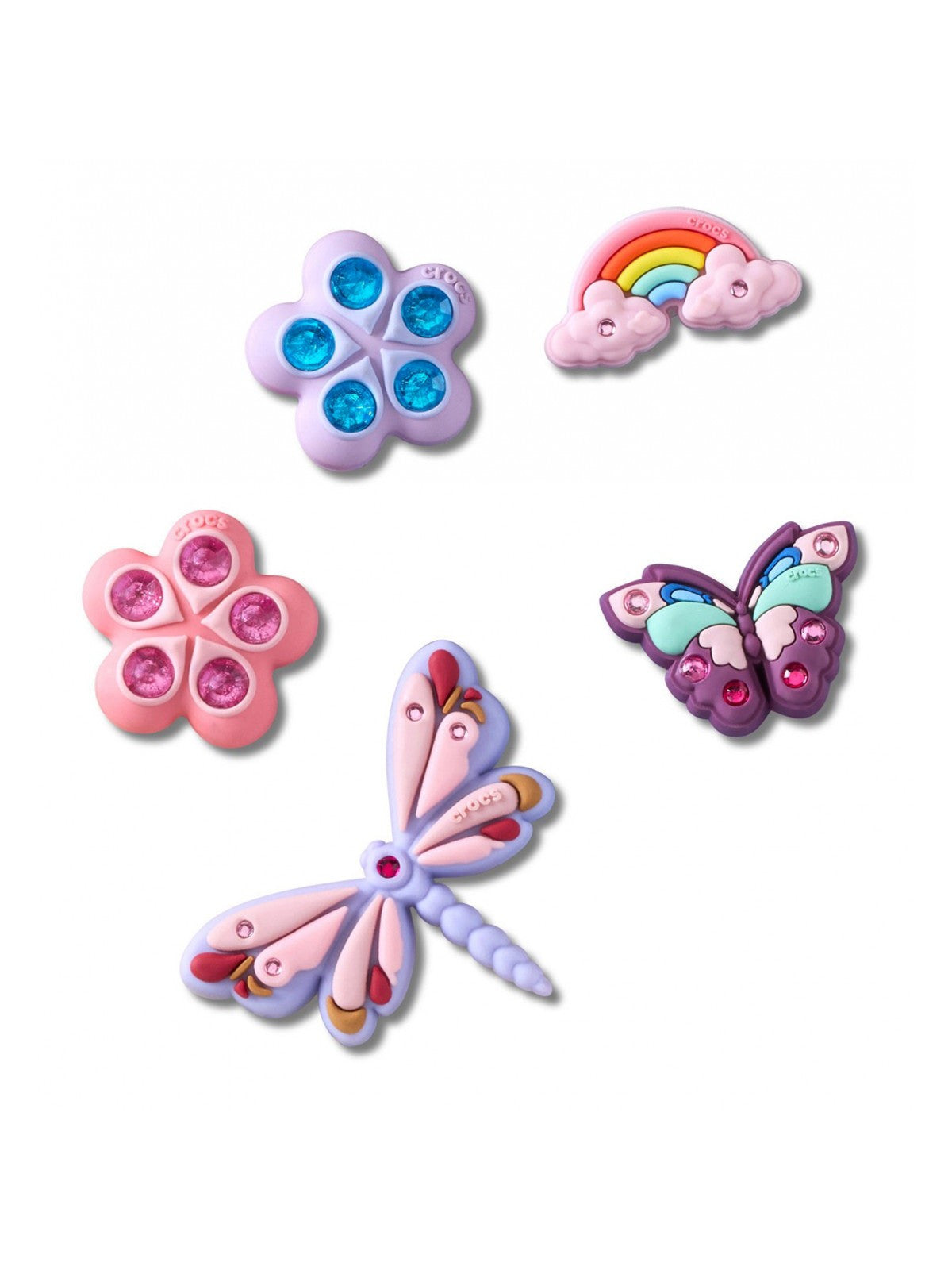 Crocs JIBBITZ Unisex adulto Magical Garden Bug 5 Pack - CR.5950 JIB UCOL gioboutiqueweb