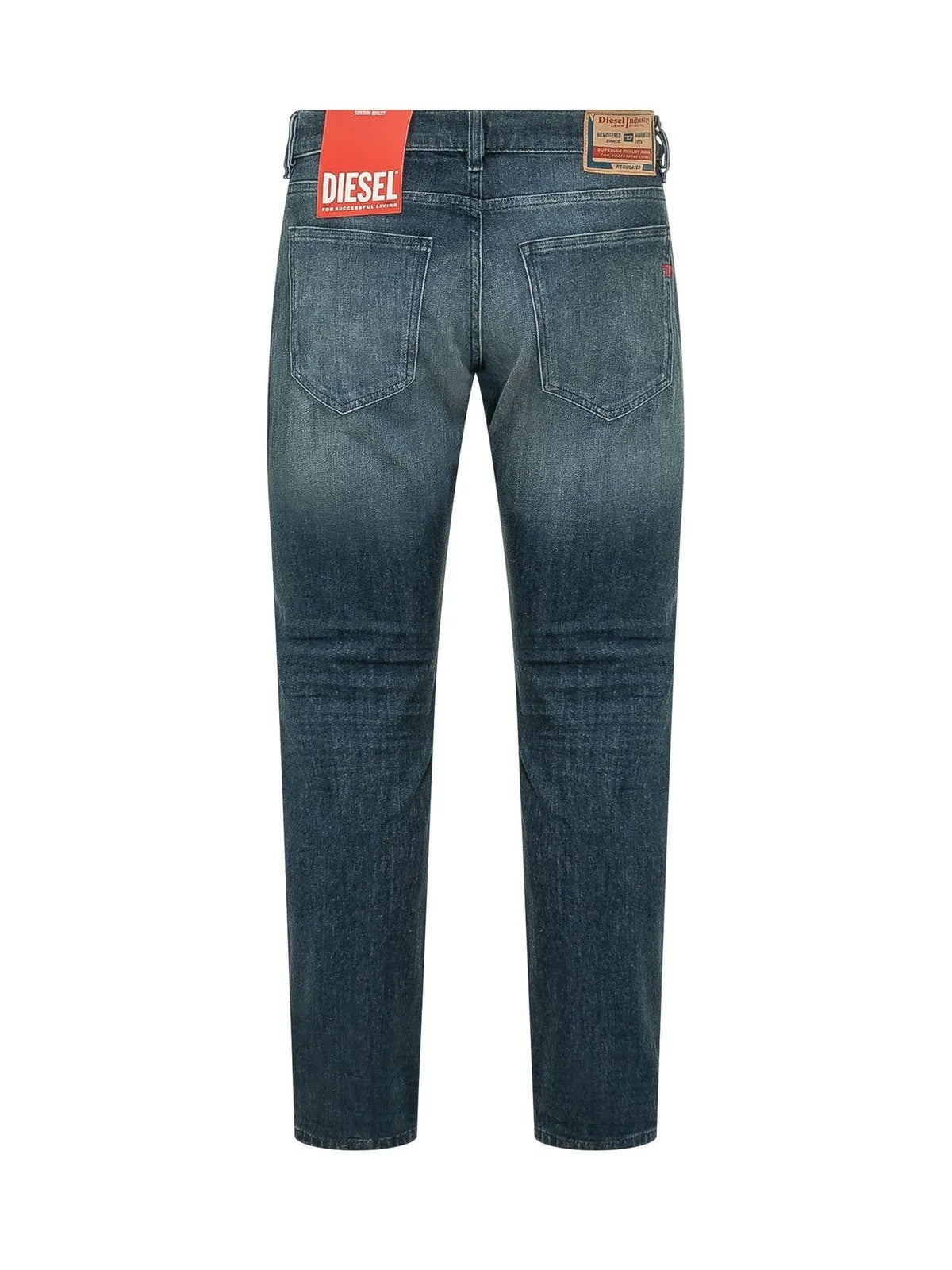 DIESEL Jeans Uomo 2019 D-STRUKT L.30 PANTALONI Blu - A03562 0KBBR 01 gioboutiqueweb