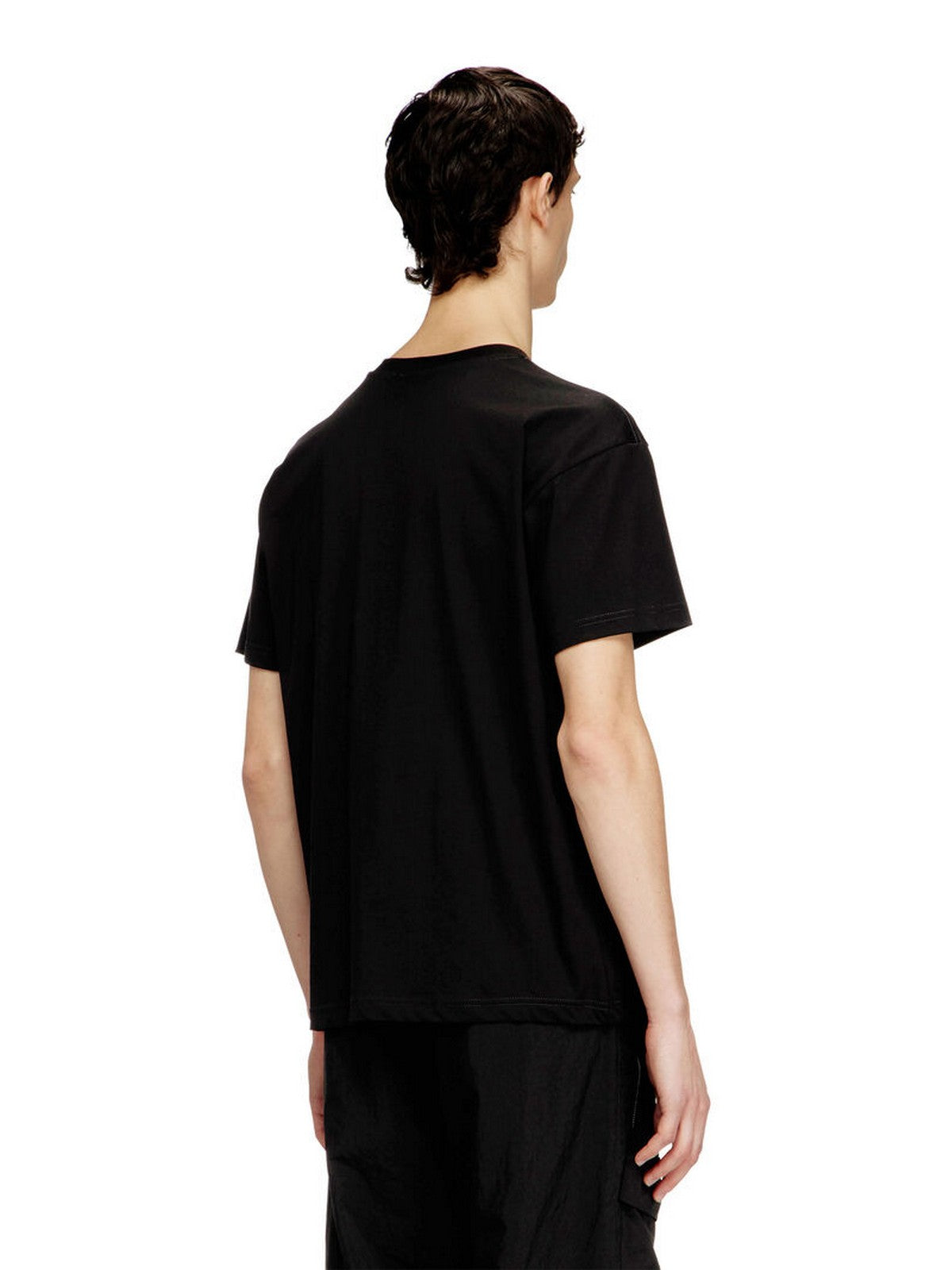 DIESEL T-shirt Uomo T-NORM-PIPING MAGLIETTA Nero - A21118 0NIAX 9XX gioboutiqueweb