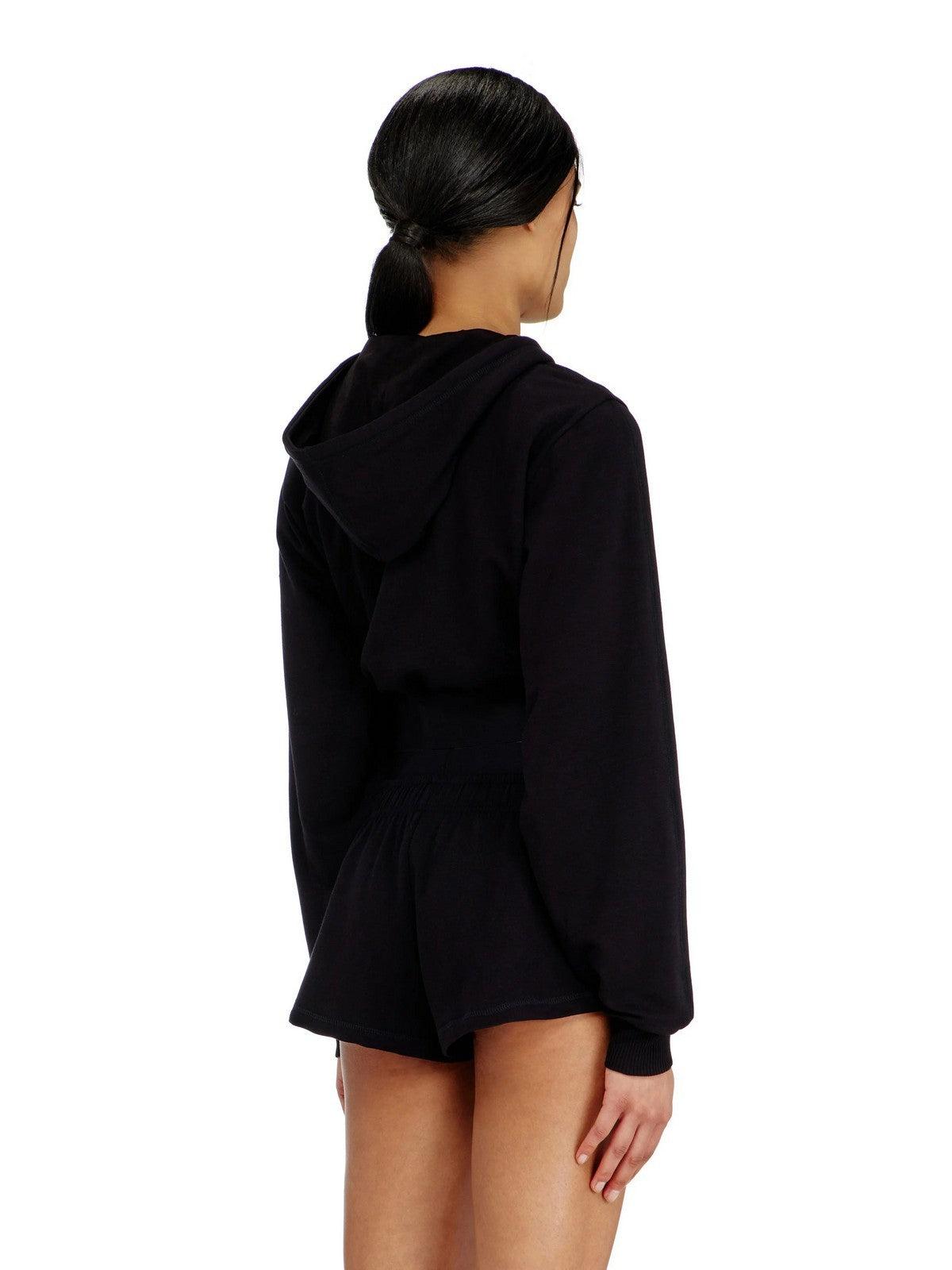 DIESEL Felpa Donna NIKA-D-POP FELPA HOMEWEAR Nero - A22776 0IKBJ 9XX gioboutiqueweb