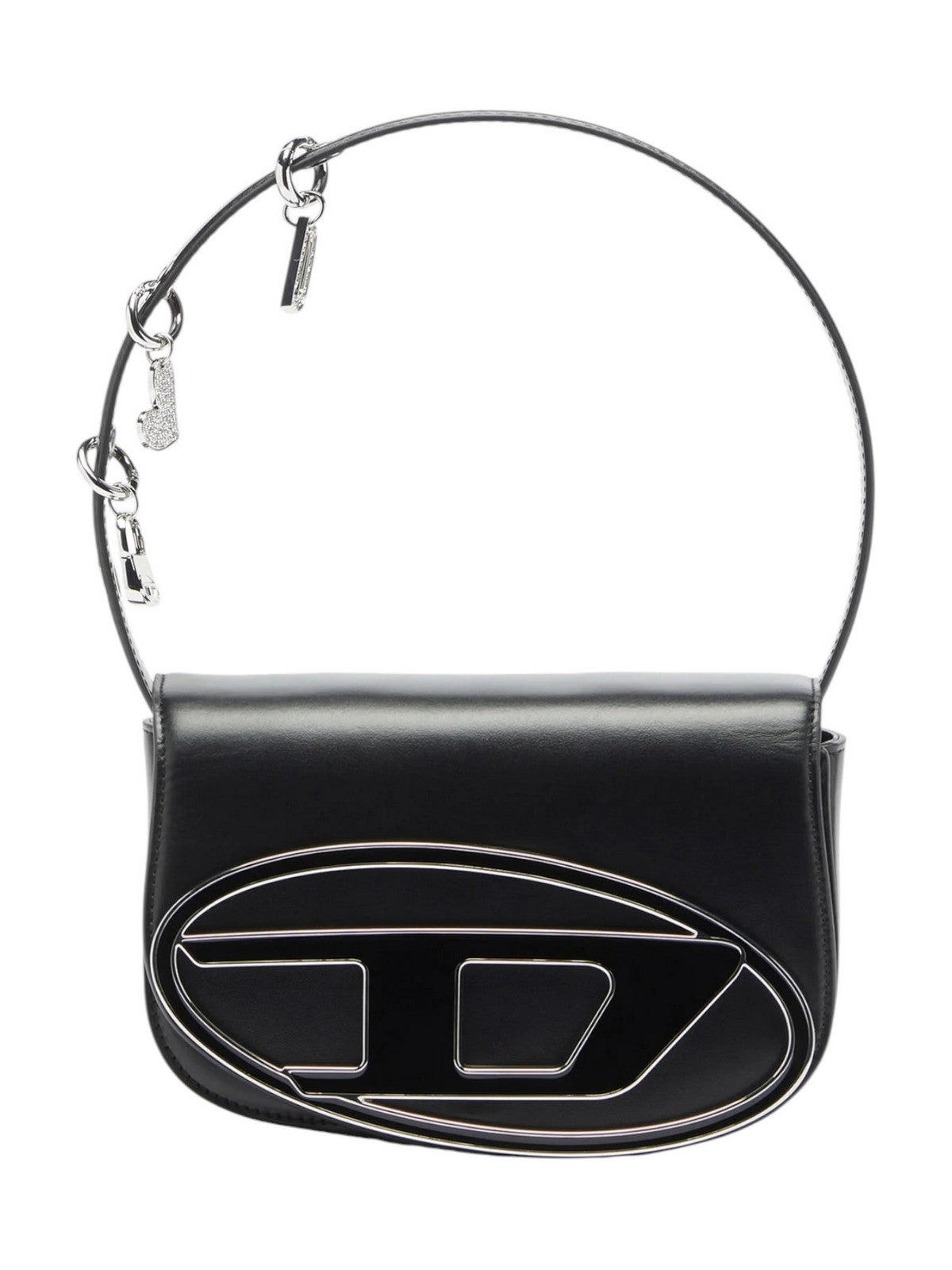 DIESEL Borsa Donna 1DR 1DR SHOULDER BAG Nero - X08396 P9249 T8013 gioboutiqueweb