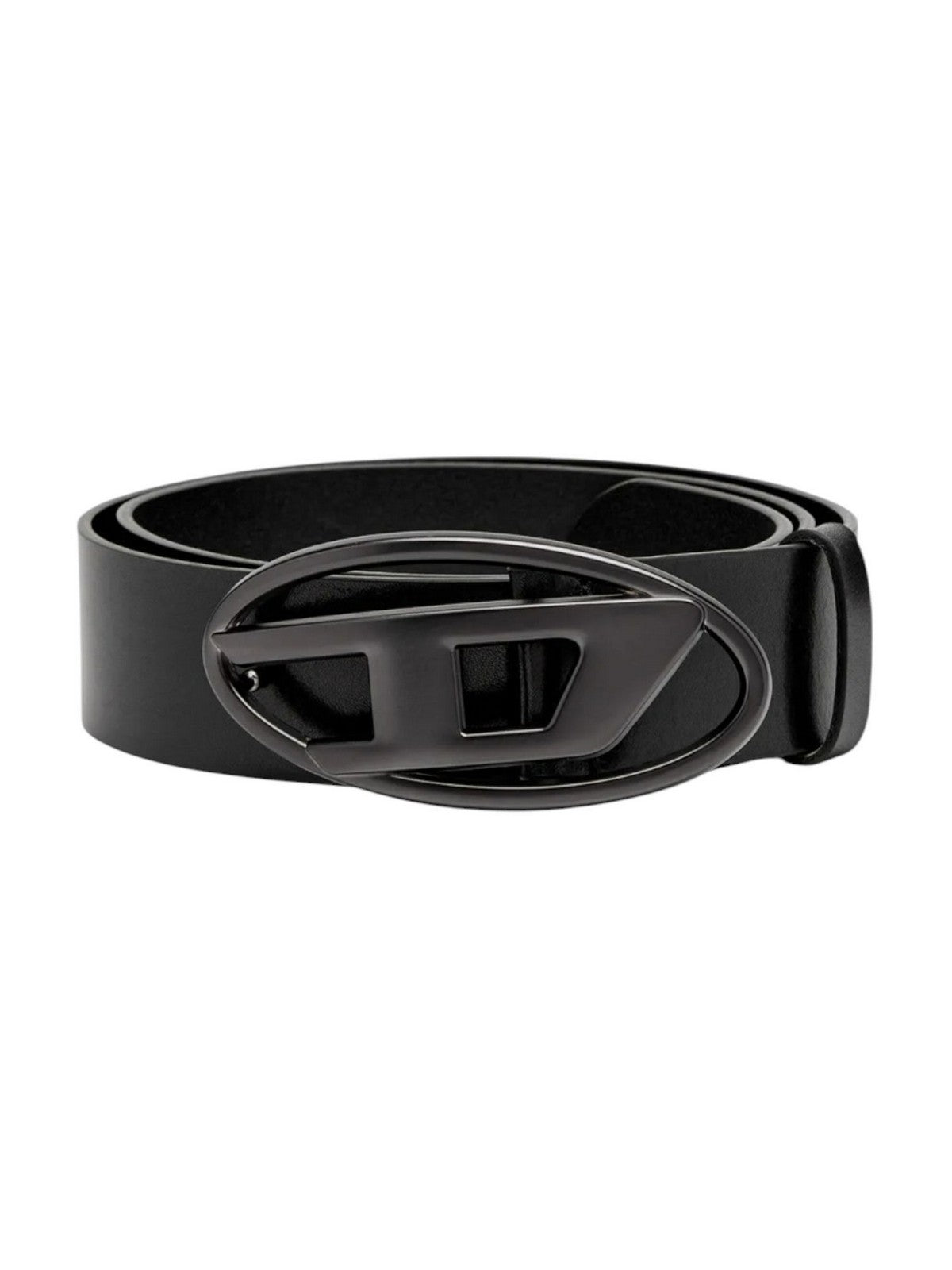 DIESEL Cintura Unisex OVAL D LOGO B-1DR BELT Nero - X08516 P8139 T8013 gioboutiqueweb