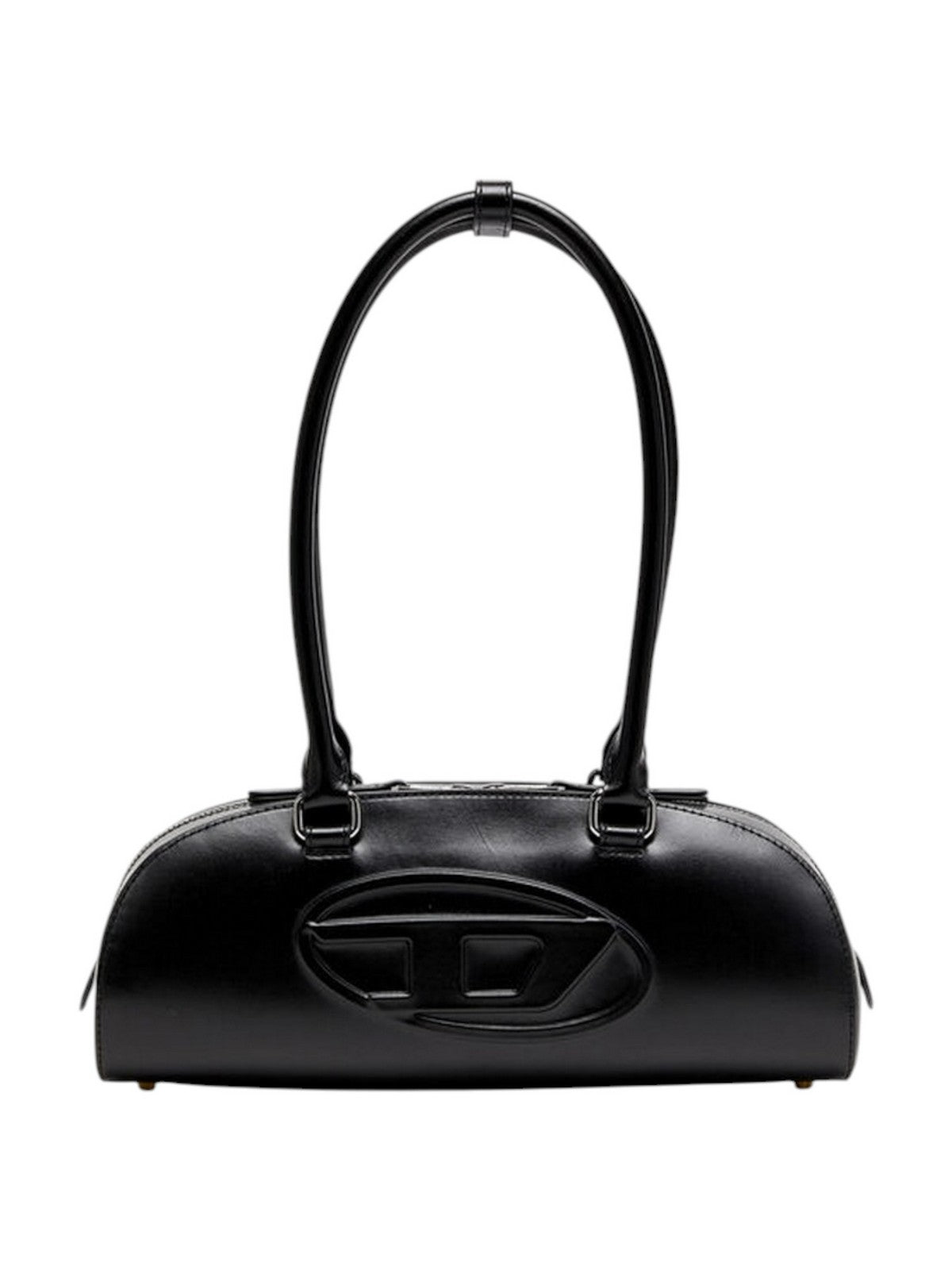 DIESEL Borsa Donna 1DR 2.0 1DR DOME SHOULDER EW SHOULDER BAG Nero - X10641 P8279 T8013 gioboutiqueweb
