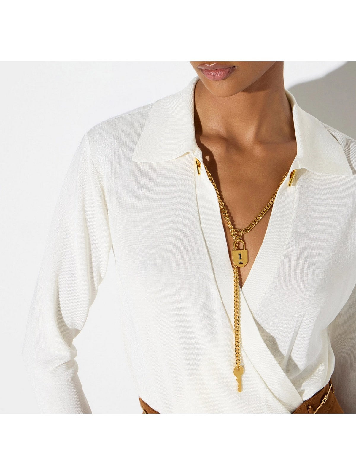 ELISABETTA FRANCHI Body Donna BURRO- BK03S66E2 193 gioboutiqueweb