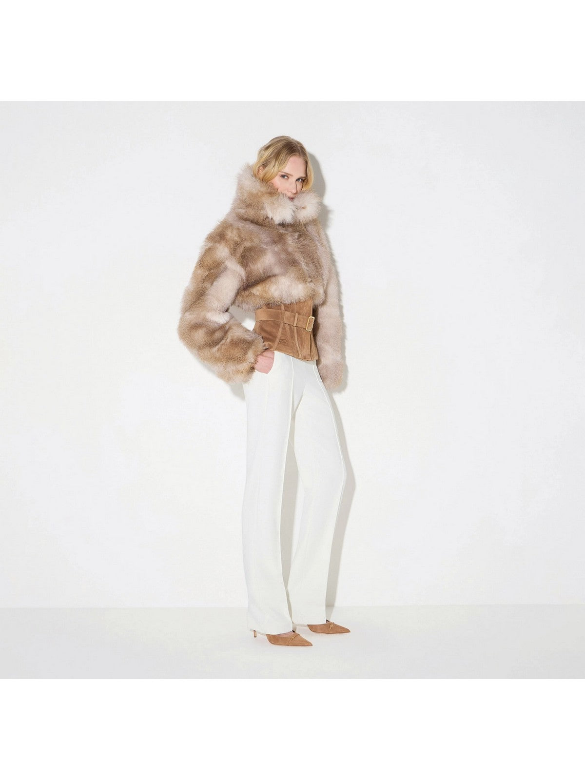 ELISABETTA FRANCHI Pelliccia Donna DAINO- GB02A66E2 AI6 gioboutiqueweb