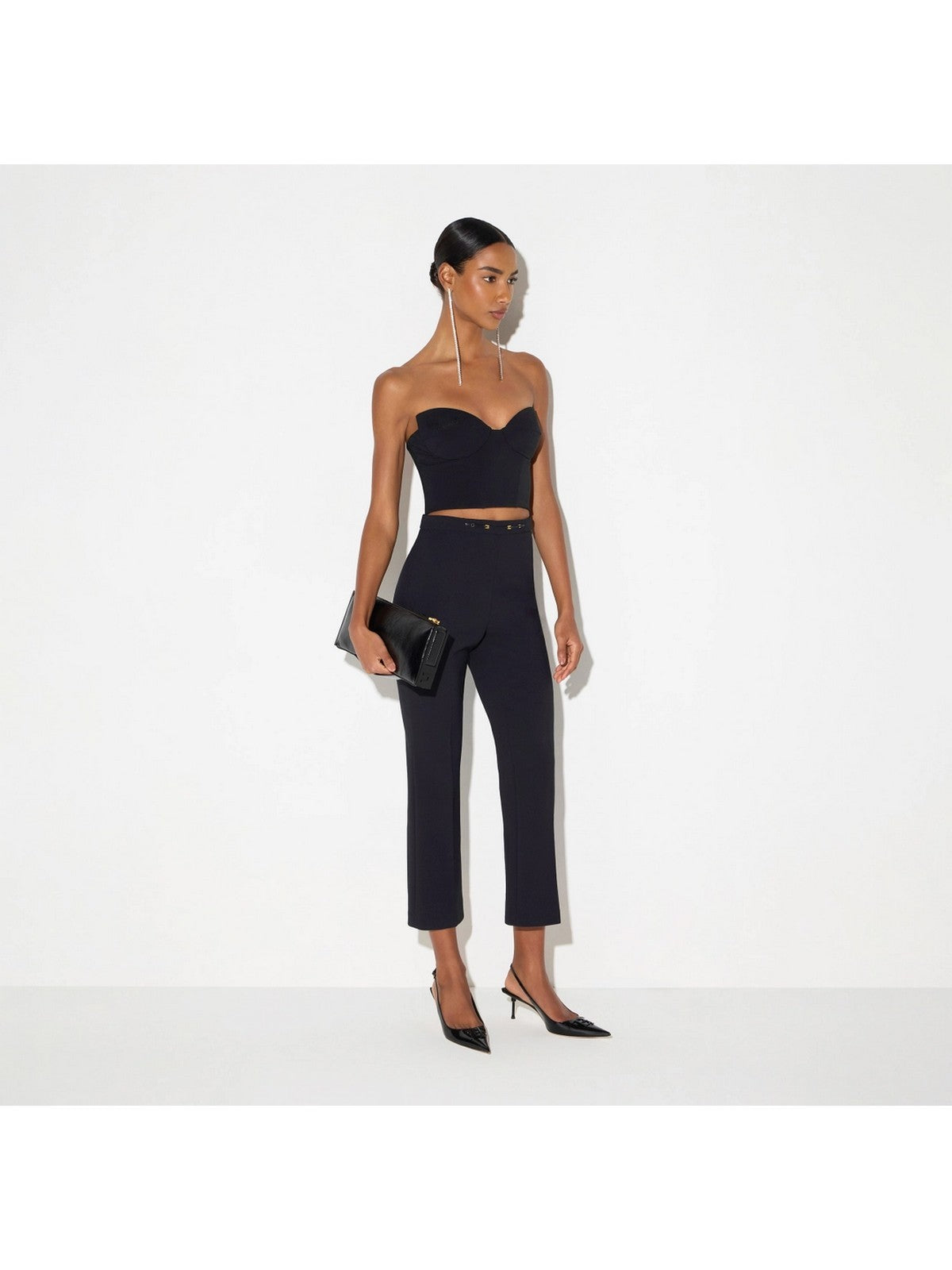 ELISABETTA FRANCHI Pantalone Donna NERO - PA19866E2 110 gioboutiqueweb