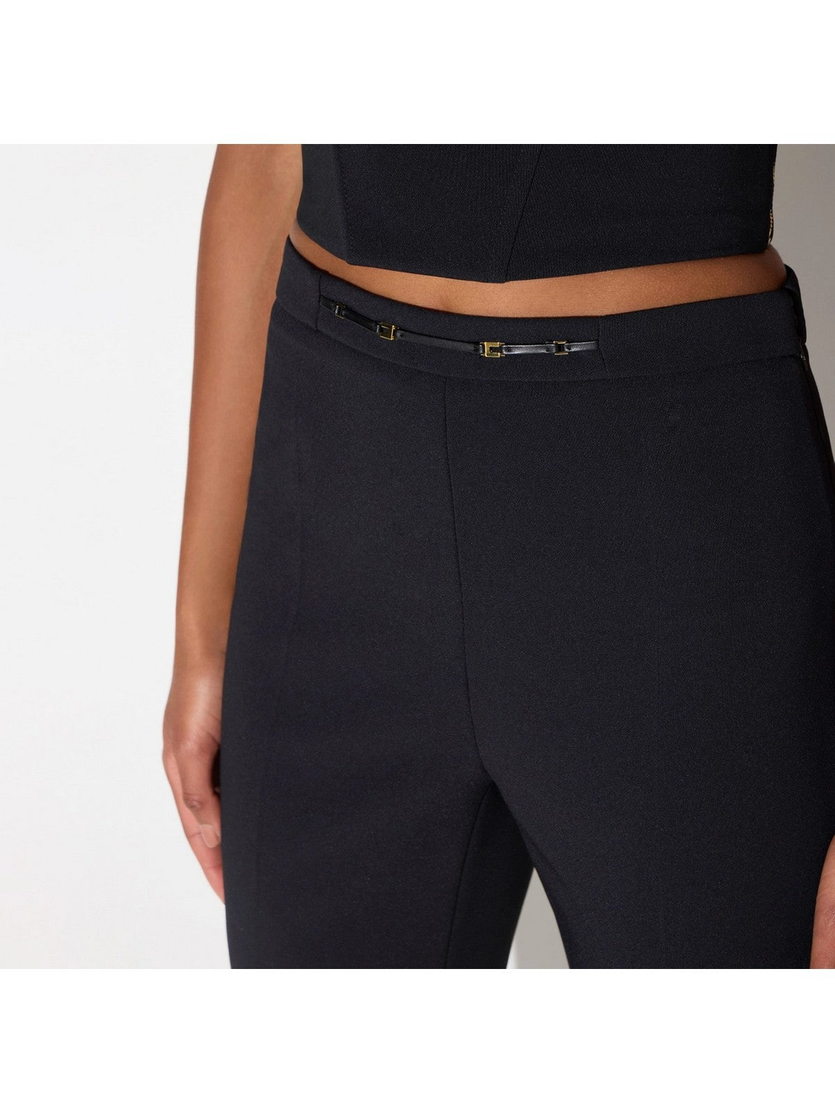 ELISABETTA FRANCHI Pantalone Donna NERO - PA19866E2 110 gioboutiqueweb