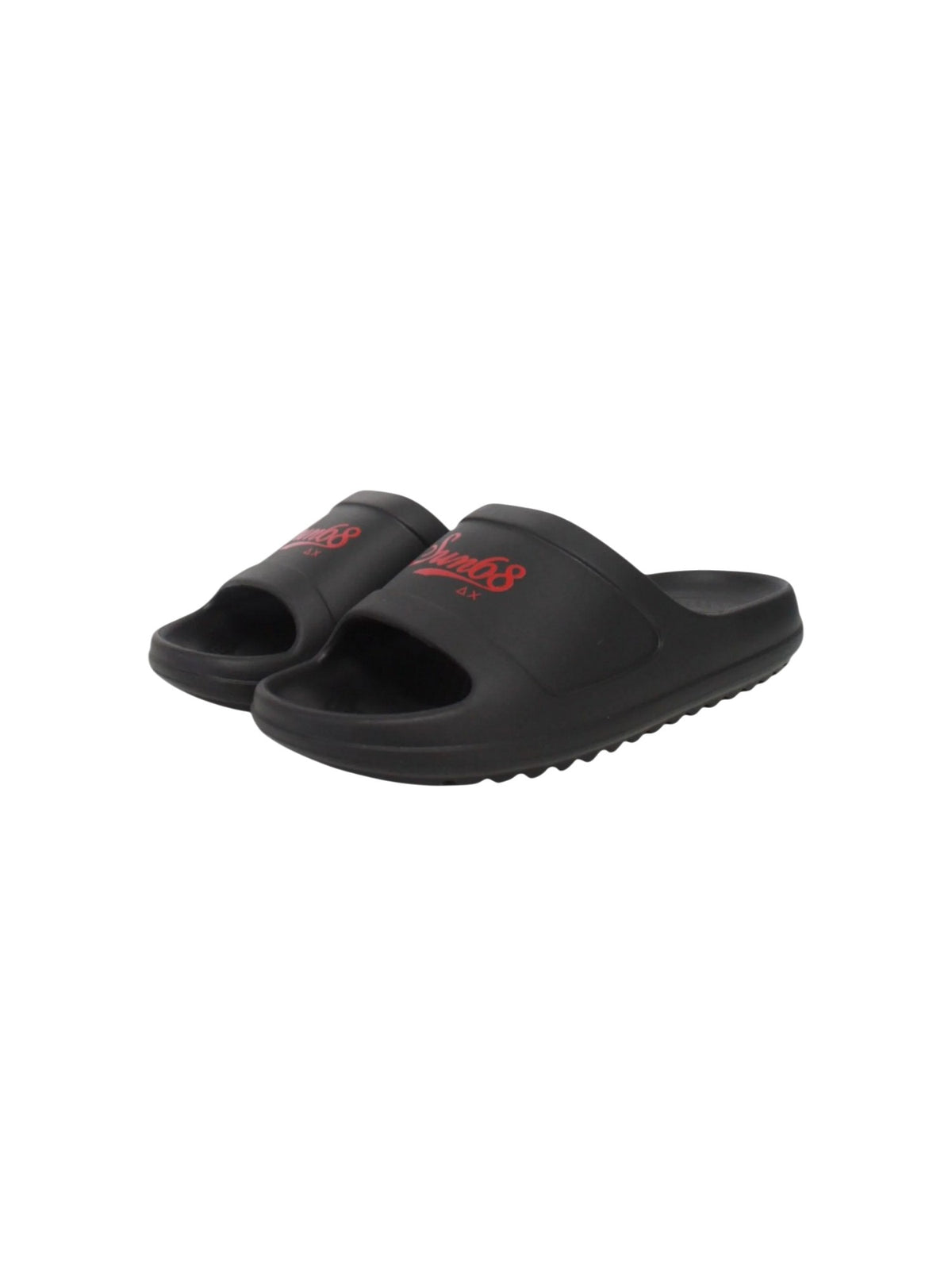 Sun68 Ciabatte Uomo Slippers Monoblock Print Sun68 Nero/Rosso - X36115-1110 gioboutiqueweb