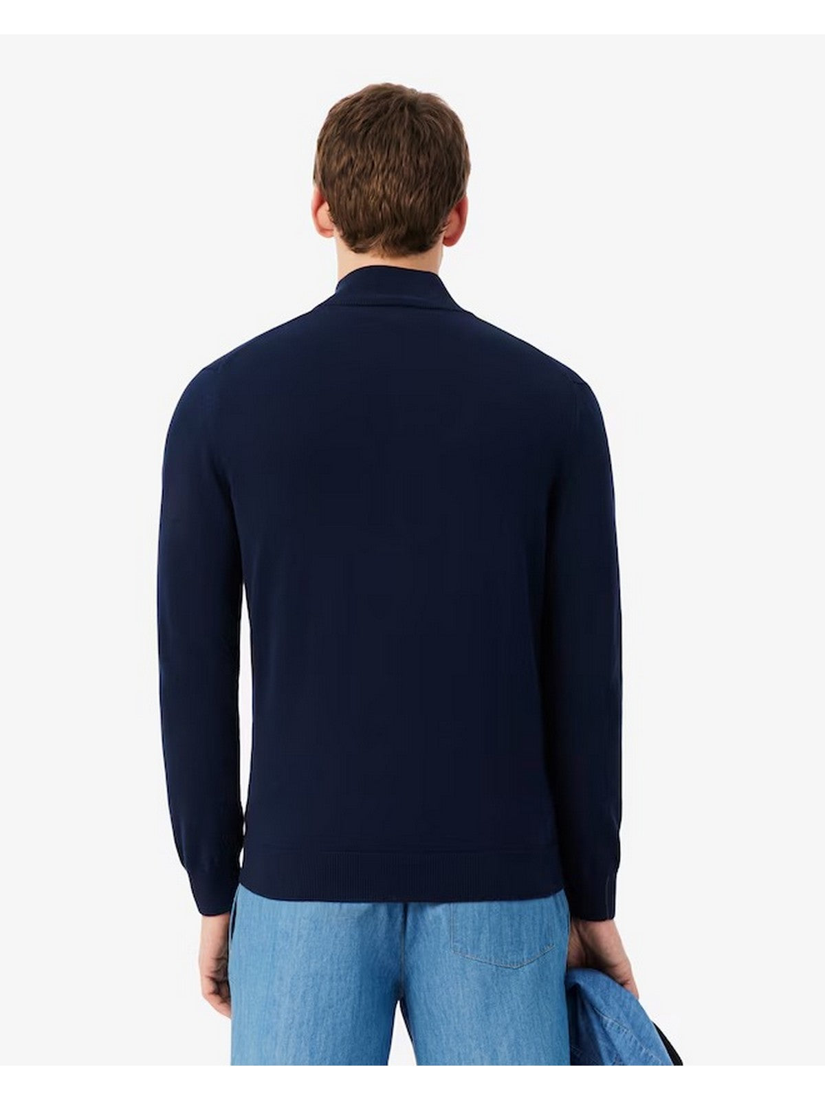 LACOSTE Cardigan Uomo AH1957 166 Blu gioboutiqueweb