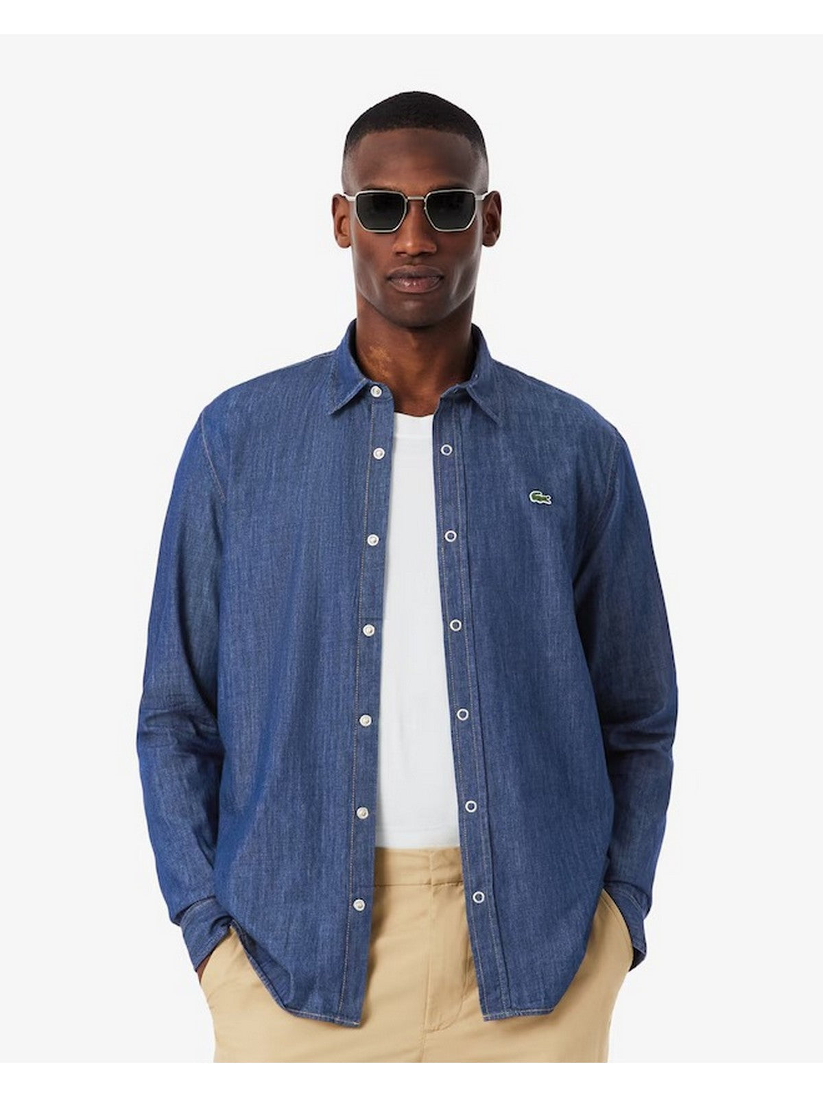 LACOSTE Camicia Uomo Azzurro - CH9084 MK9 gioboutiqueweb