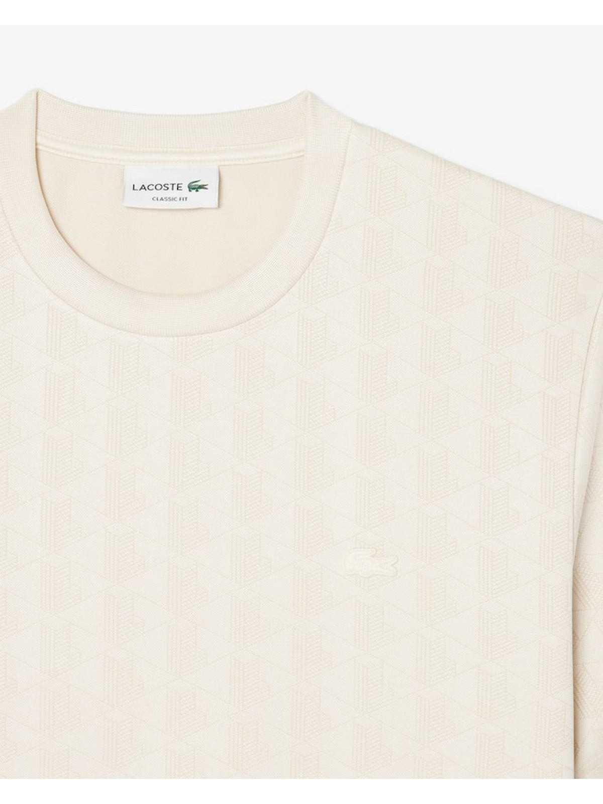 LACOSTE T-shirt Uomo Beige - TH1985 8LX gioboutiqueweb