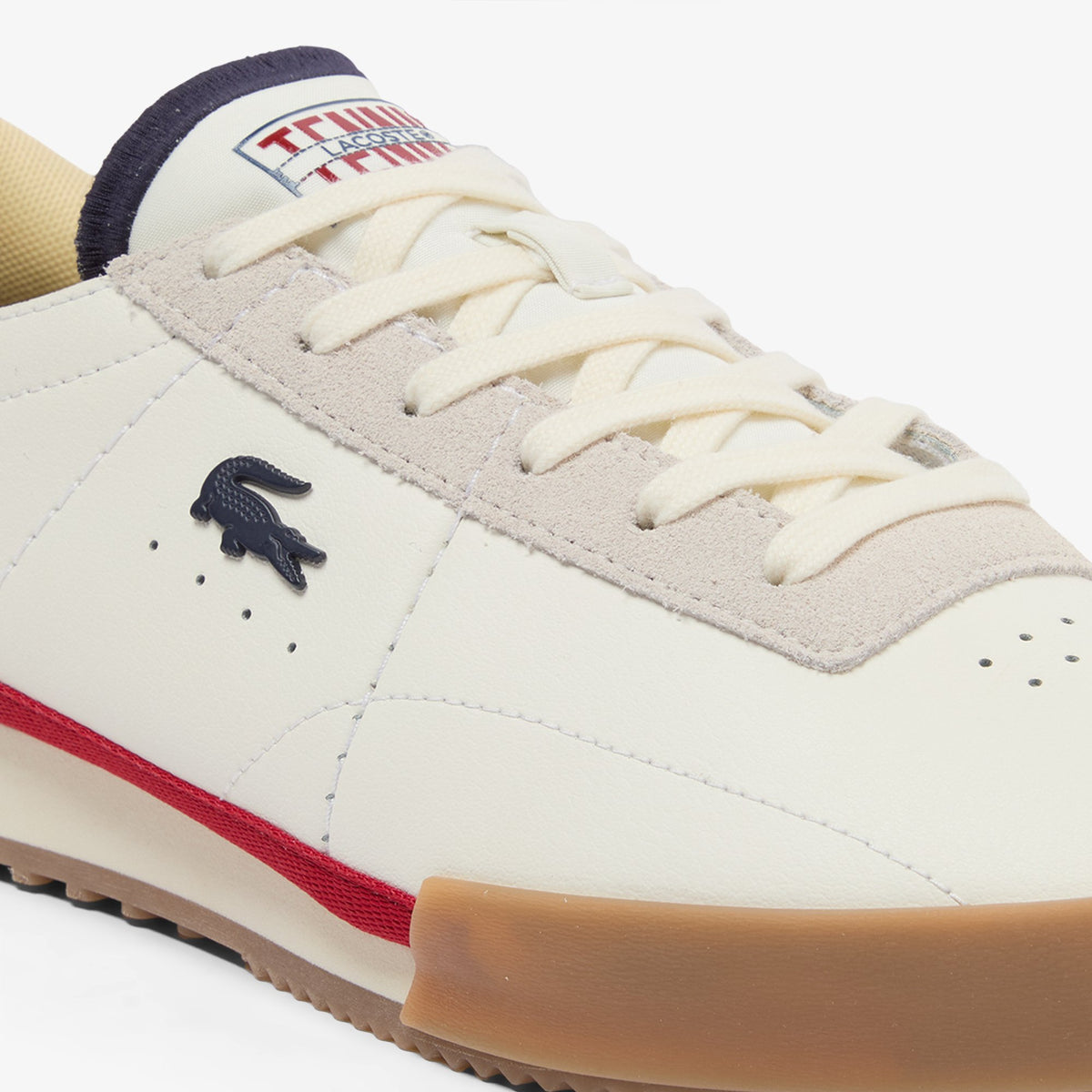 LACOSTE Sneaker Uomo 750SMA0161 407 WHT/NVY/RED gioboutiqueweb