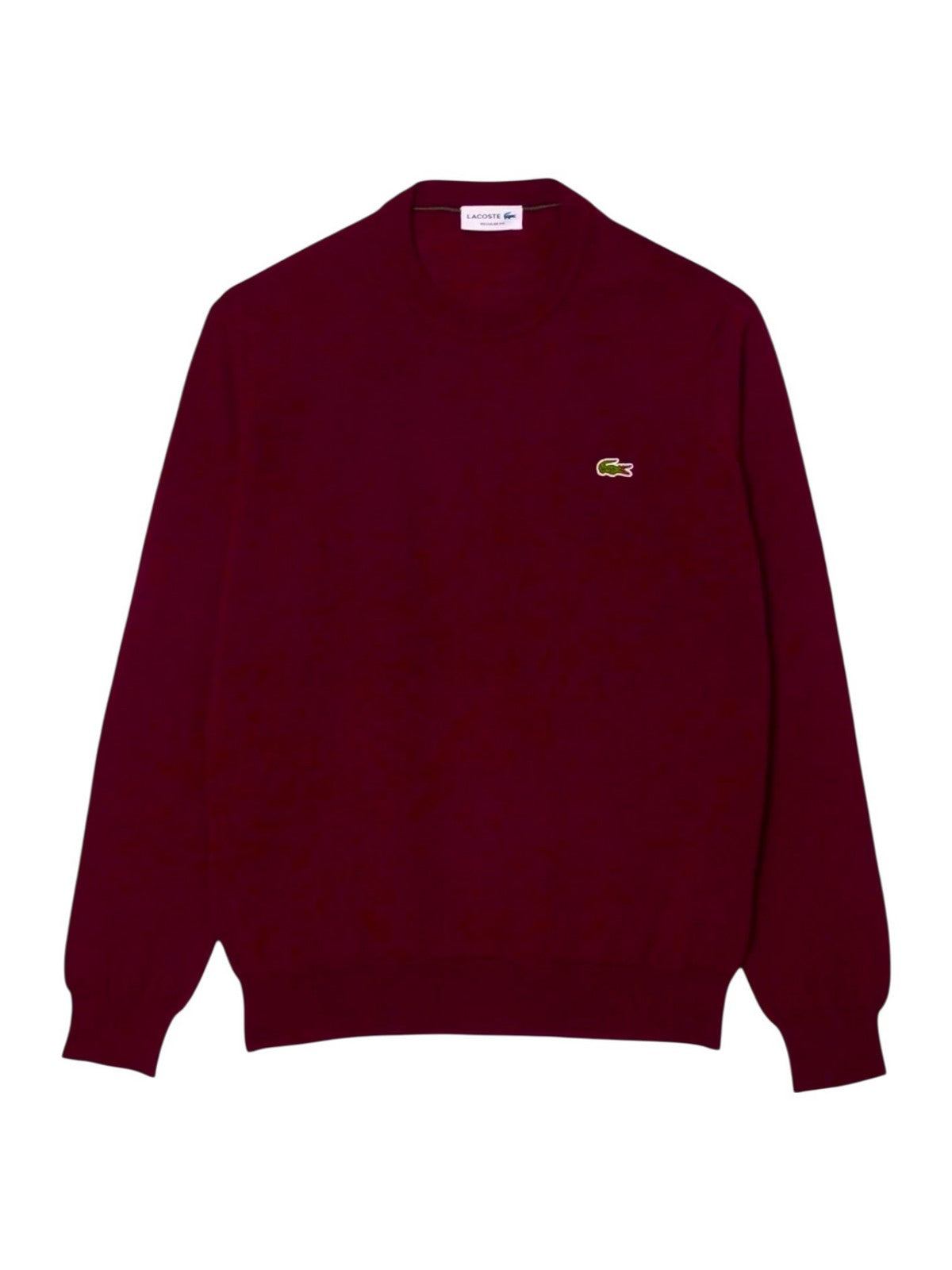 LACOSTE Maglione Uomo AH3225 476 BORDEAUX gioboutiqueweb