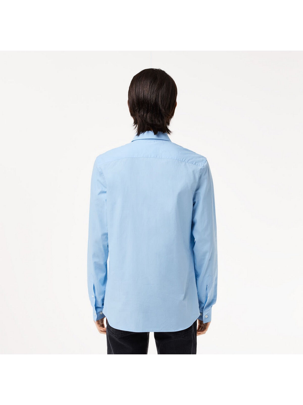 LACOSTE Camicia Uomo CH5620 HBP AZZURRO gioboutiqueweb