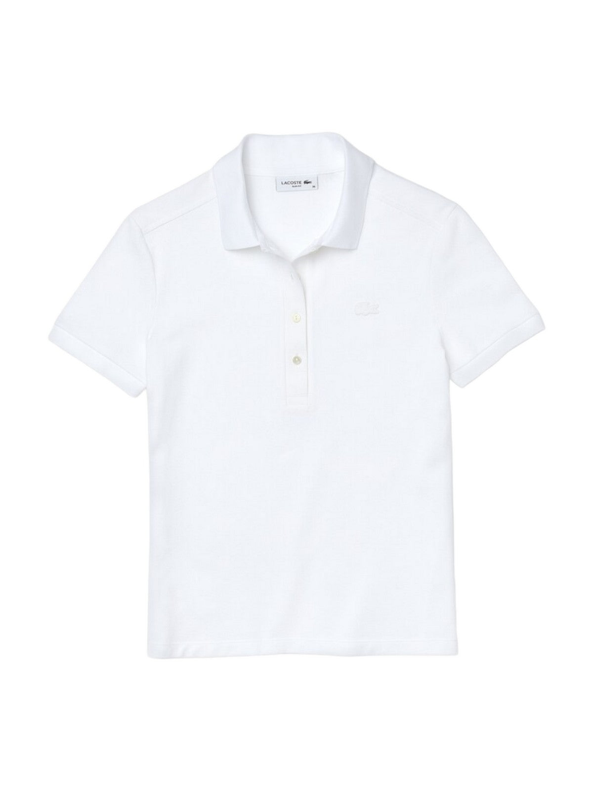 LACOSTE Polo Donna PF5462 001 Bianco gioboutiqueweb