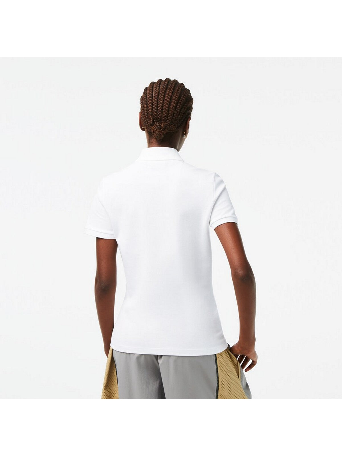 LACOSTE Polo Donna PF5462 001 Bianco gioboutiqueweb