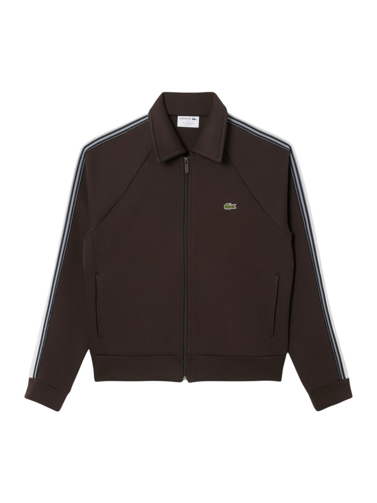 LACOSTE Felpa Uomo SH5927 SKB Marrone gioboutiqueweb
