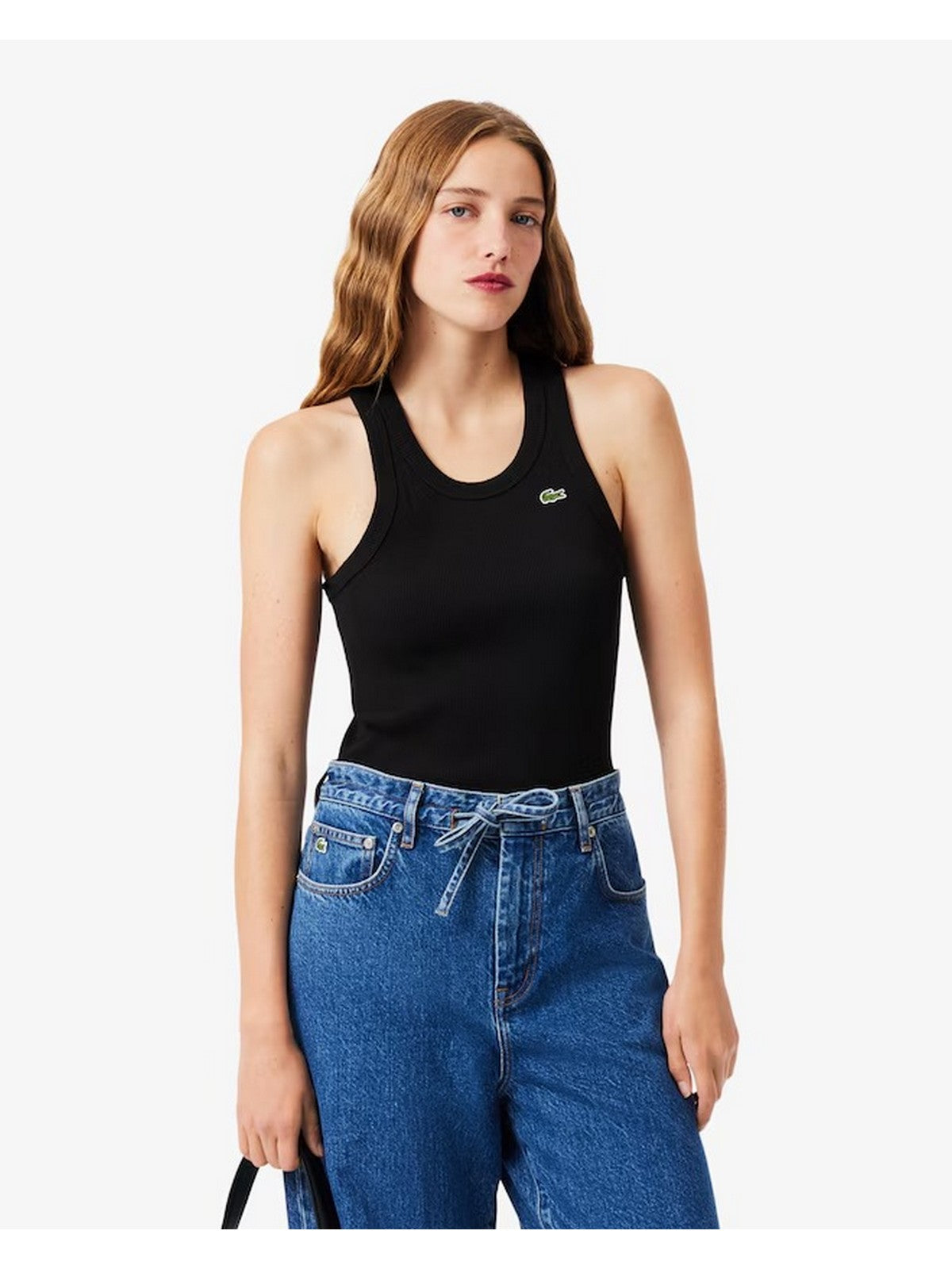 LACOSTE Canotta Donna TF5388 031 Nero gioboutiqueweb