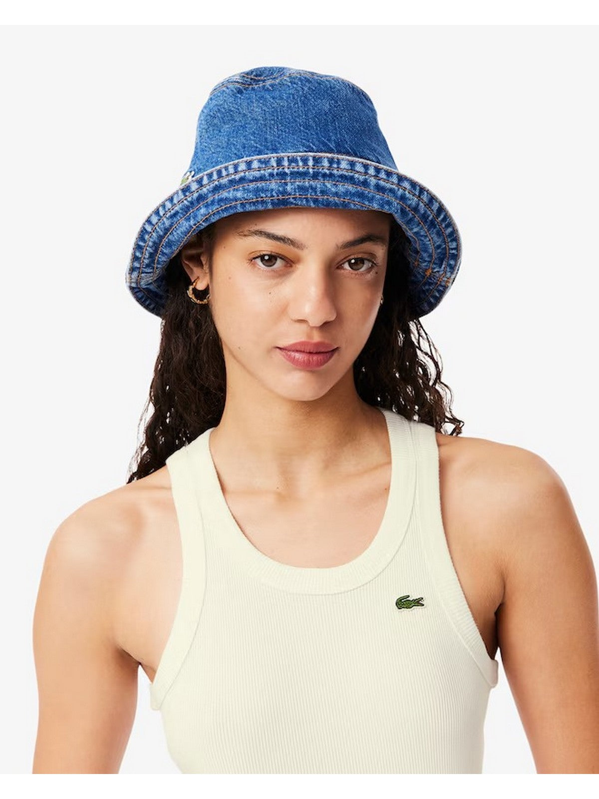LACOSTE T-shirt Donna TF5388 70V Bianco gioboutiqueweb
