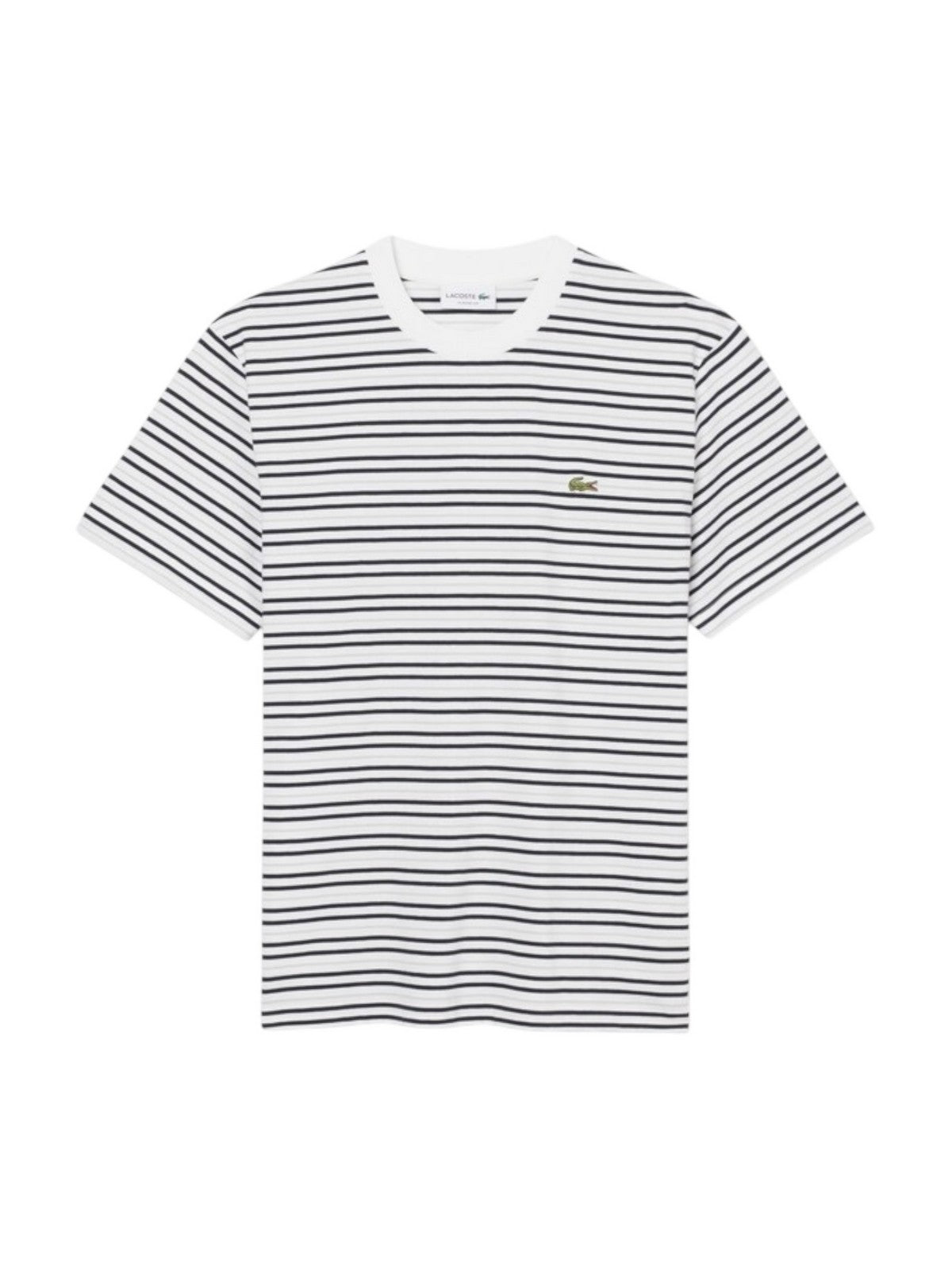 LACOSTE T-shirt Uomo TH0874 7XI NERO/BIANCO gioboutiqueweb