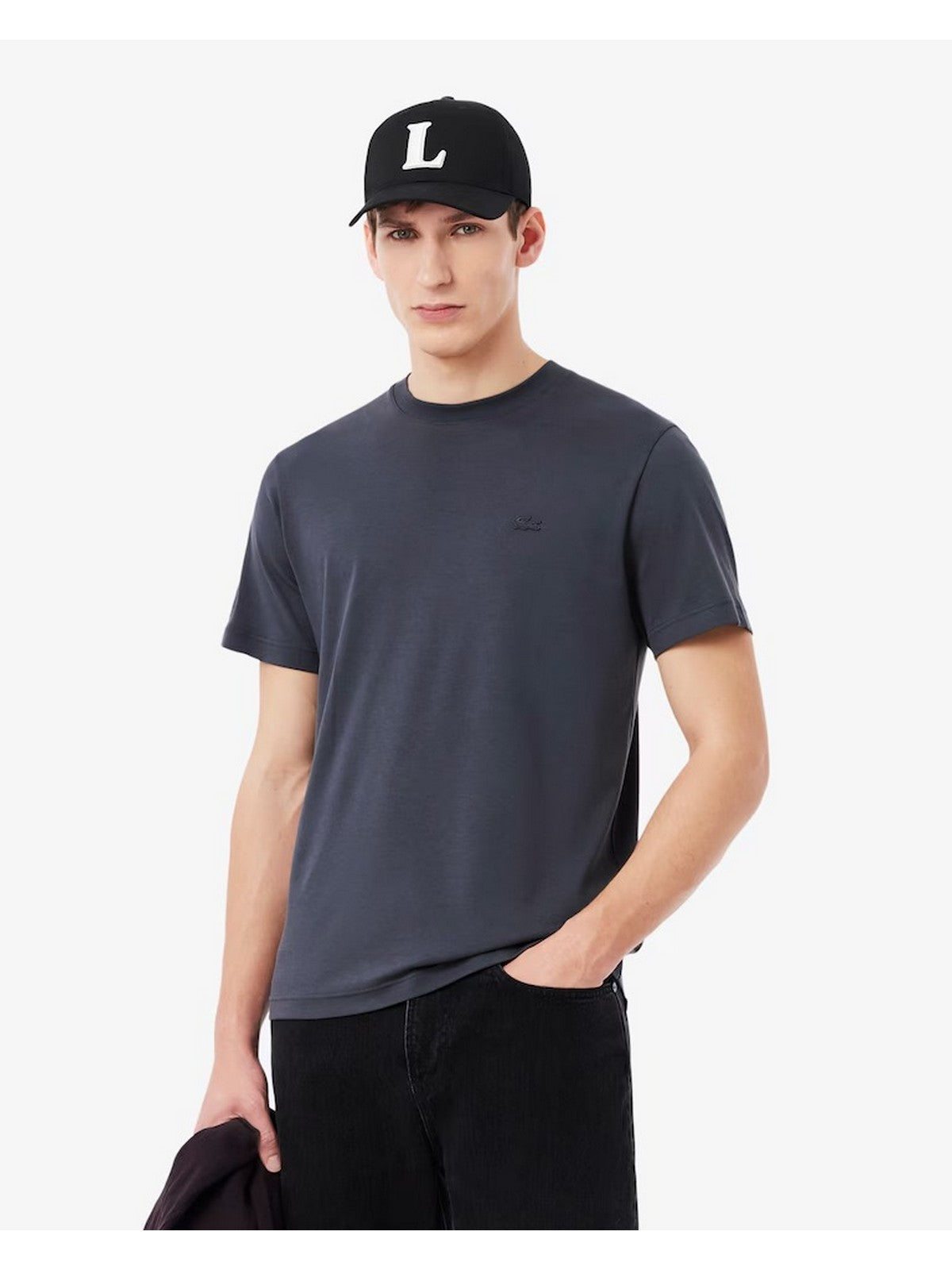 LACOSTE T-shirt Uomo TH5931 S5T Grigio gioboutiqueweb