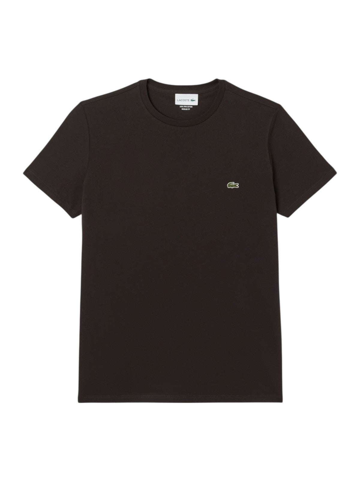 LACOSTE T-shirt Uomo TH6709 SKB Marrone gioboutiqueweb