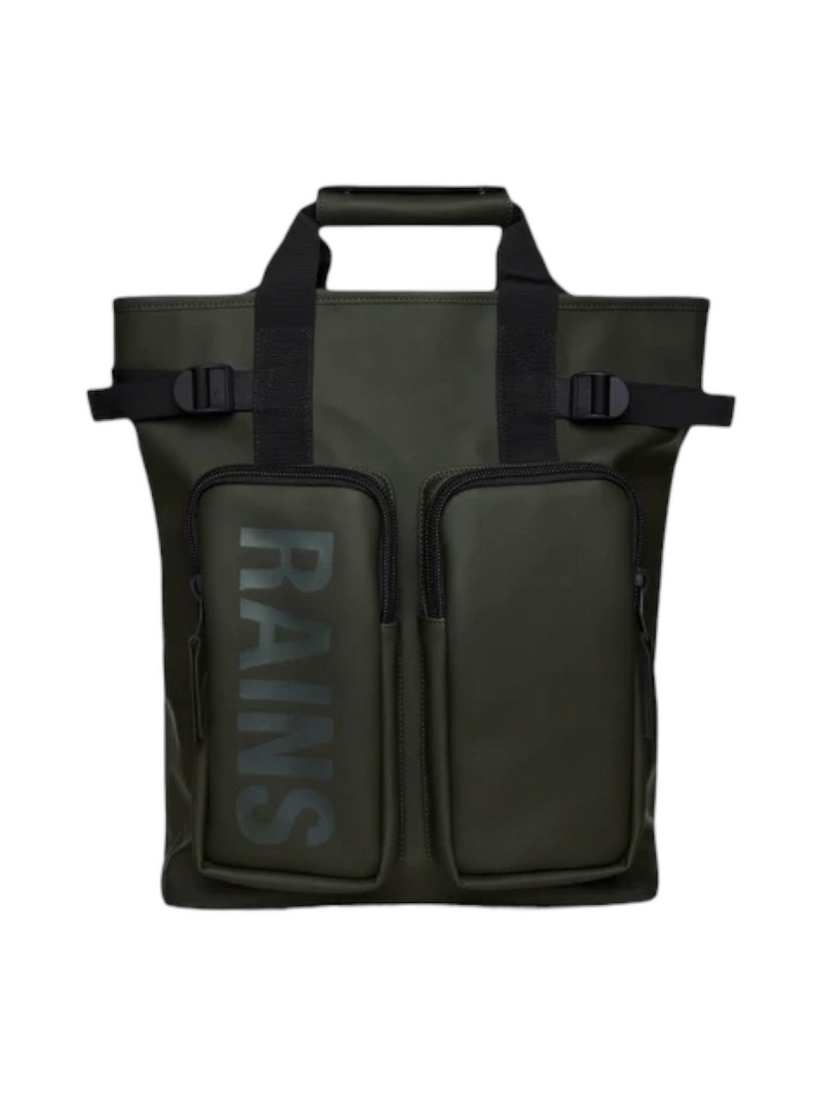 RAINS Zaino Unisex adulto Texel Tote Backpack W3 14240 03 Green GREEN gioboutiqueweb