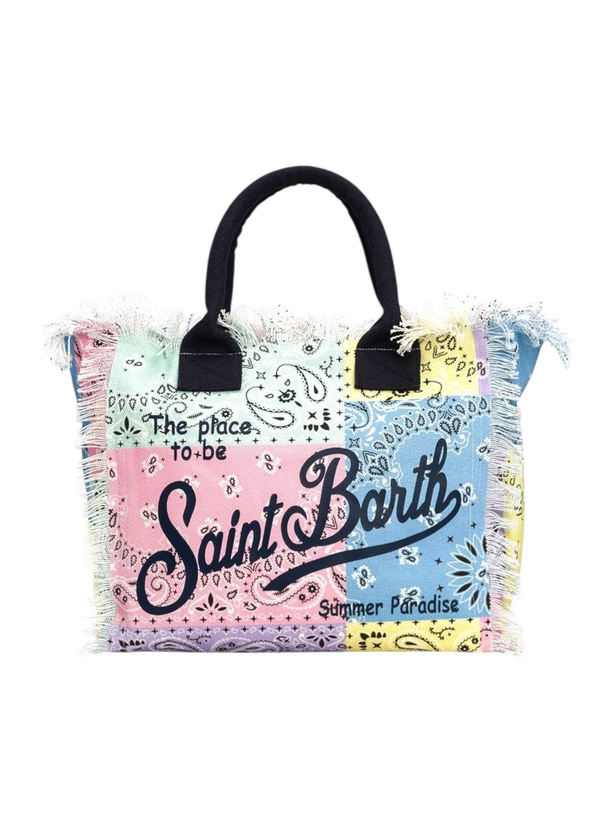 MC2 SAINT BARTH Borsa Donna VANITY 03277L BANDANNA ROUND COLOR gioboutiqueweb