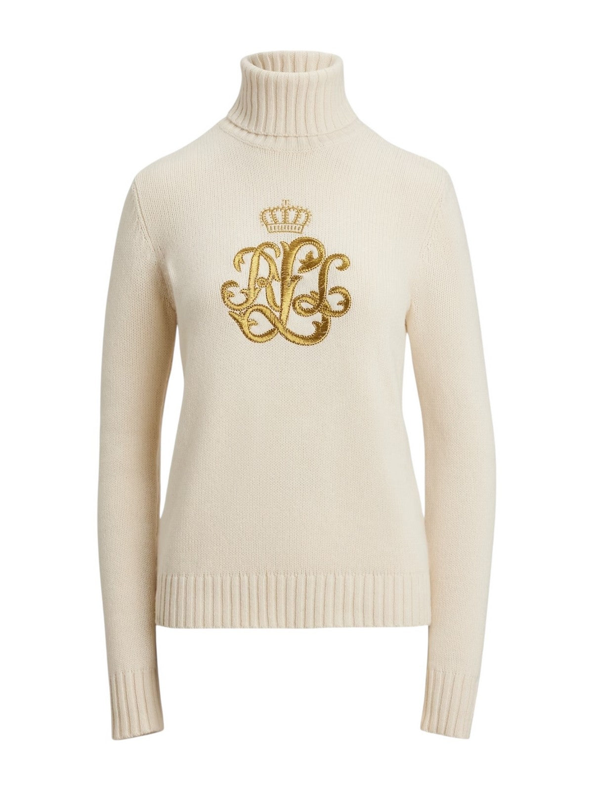 Lauren Ralph Lauren Maglione Dolcevita Woman Kexley-Long-Pullover 200979687 002 Mascarpone Cream