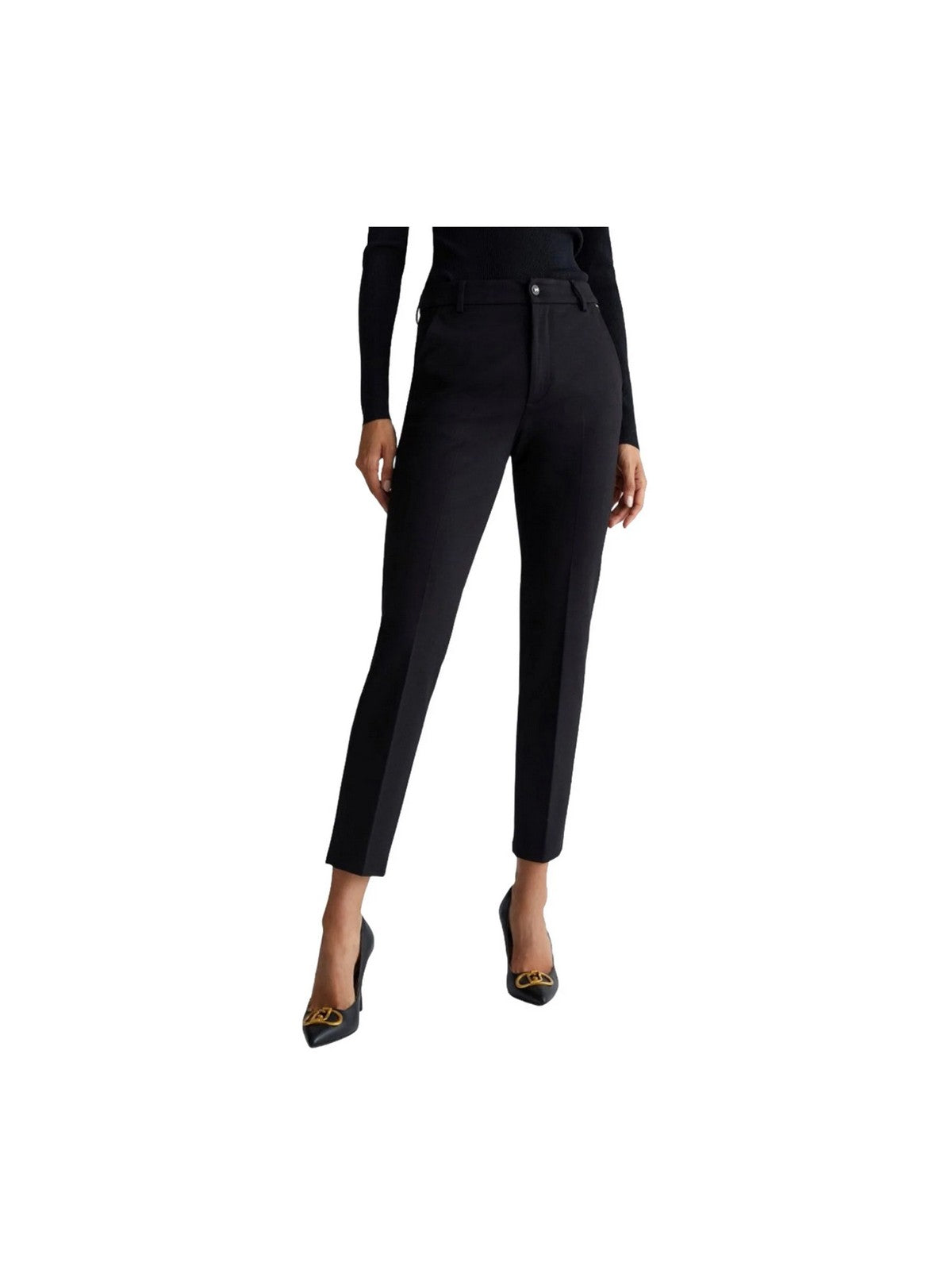 LIU JO WHITE Pantalone Donna WF4211J9189 22222 Nero gioboutiqueweb