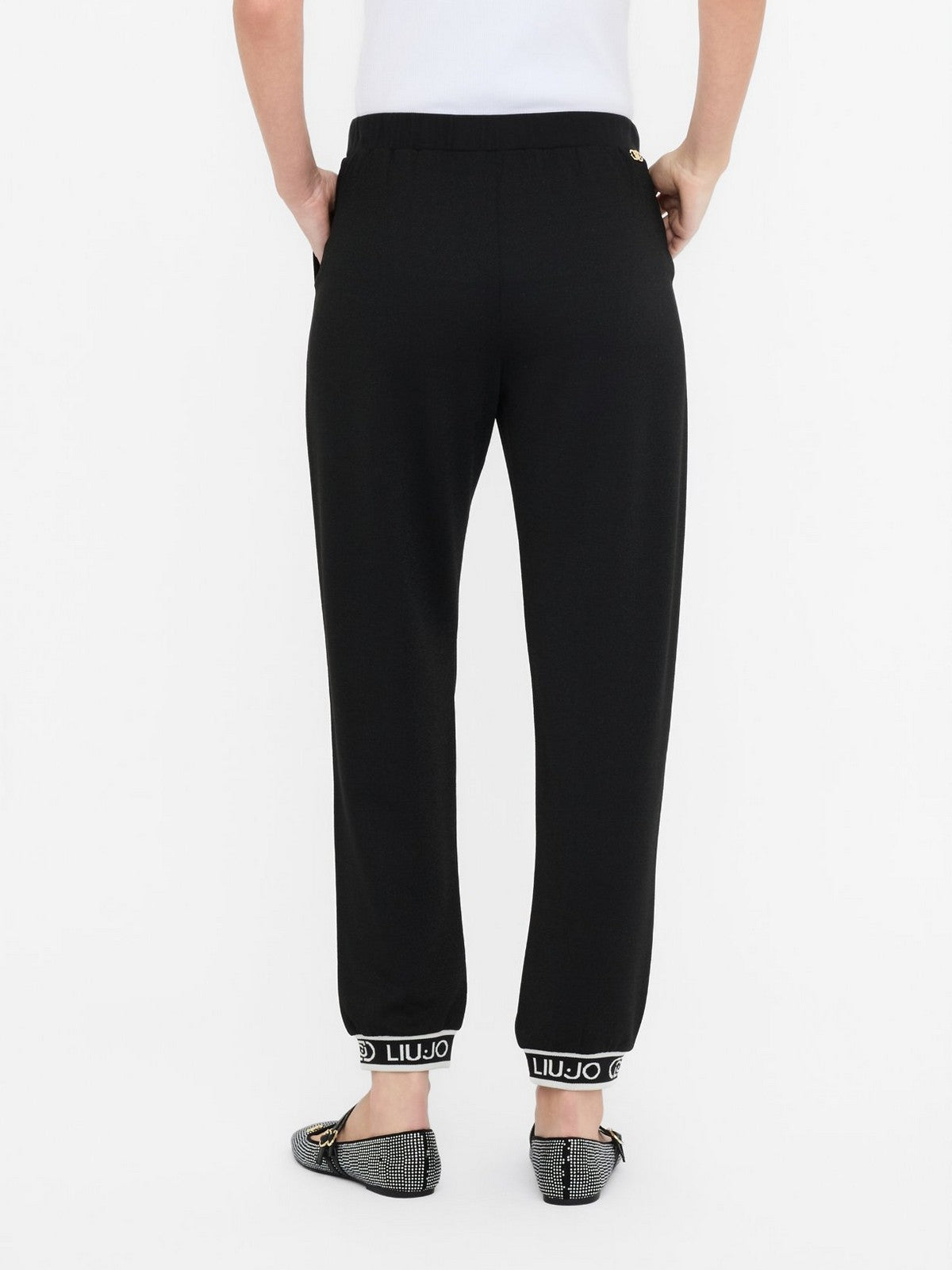LIU JO SPORT Woven Pants Donna TF5284J4747 R9342 Nero/nero lux