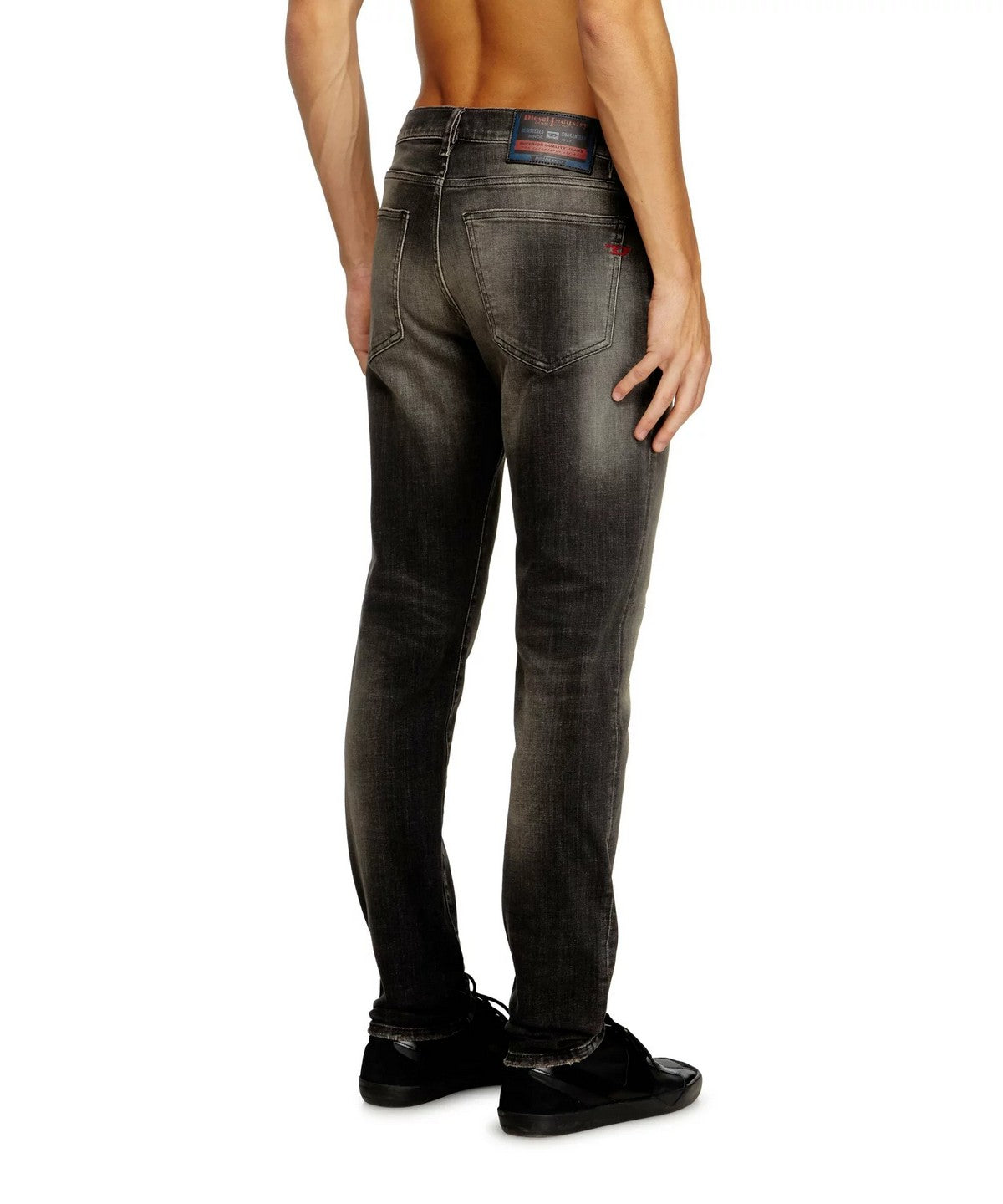 DIESEL Jeans Uomo 2019 D-STRUKT L.30 PANTALONI A03562 09N59 02 008 - BLACK/DENIM gioboutiqueweb