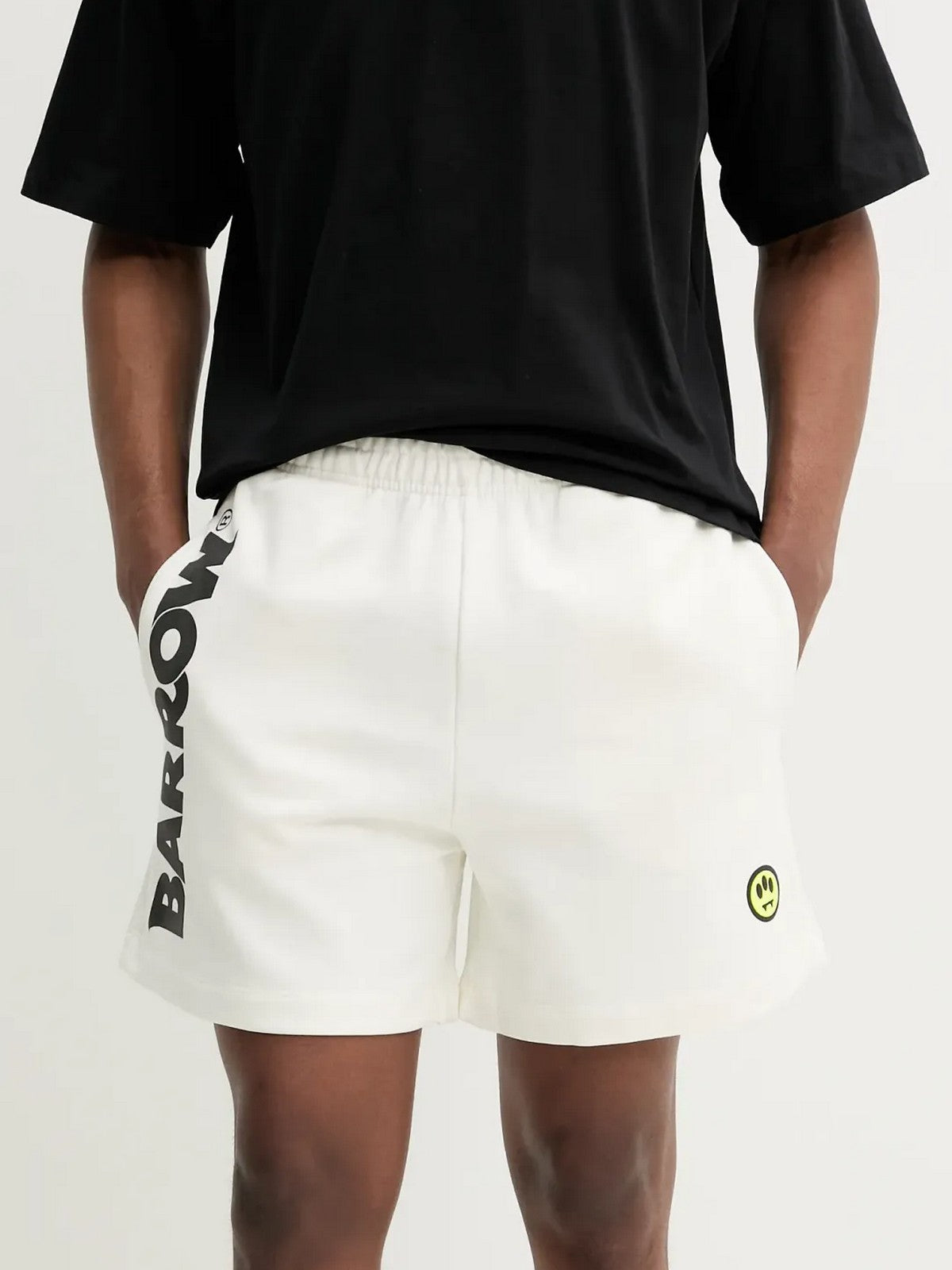 BARROW Bermuda Uomo S5BWUABE089 002 Bianco gioboutiqueweb