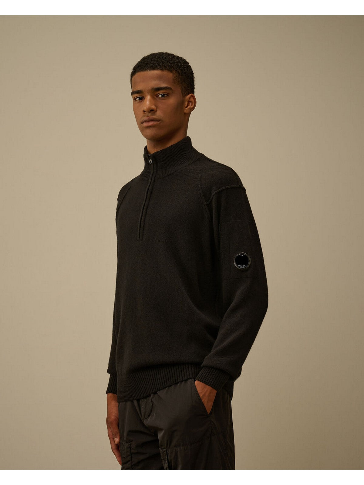 C.P. COMPANY Maglione Uomo RFCMKN709A110149A 999 999 - BLACK gioboutiqueweb