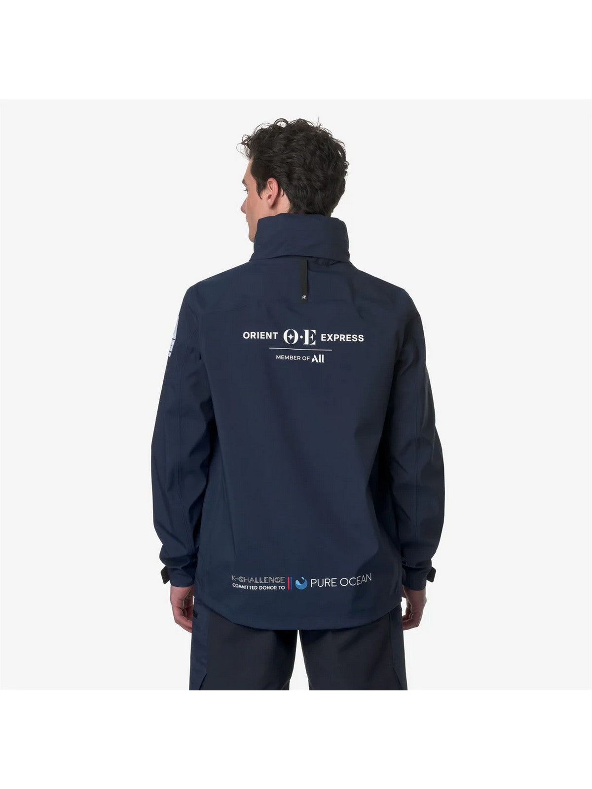 K-WAY Giubbino Uomo Penthievre Orient Express Team K3128VW B29 Blu gioboutiqueweb