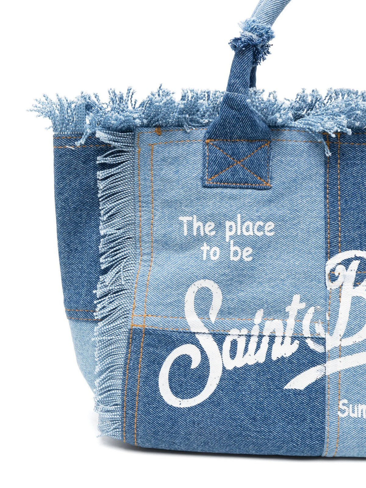 MC2 SAINT BARTH Borsa Donna COLETTE 00402L DENIM PATCHWORK