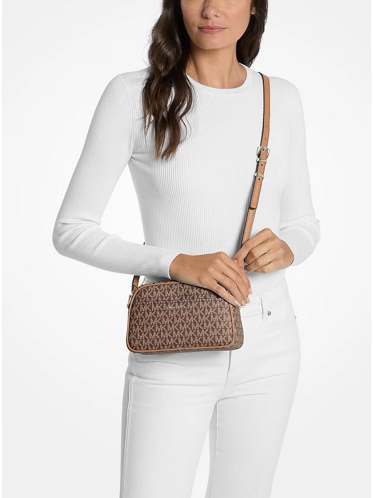 MICHAEL KORS Borsa Donna Jet set 32F5GJ6C5B 252 BRN/ACORN gioboutiqueweb