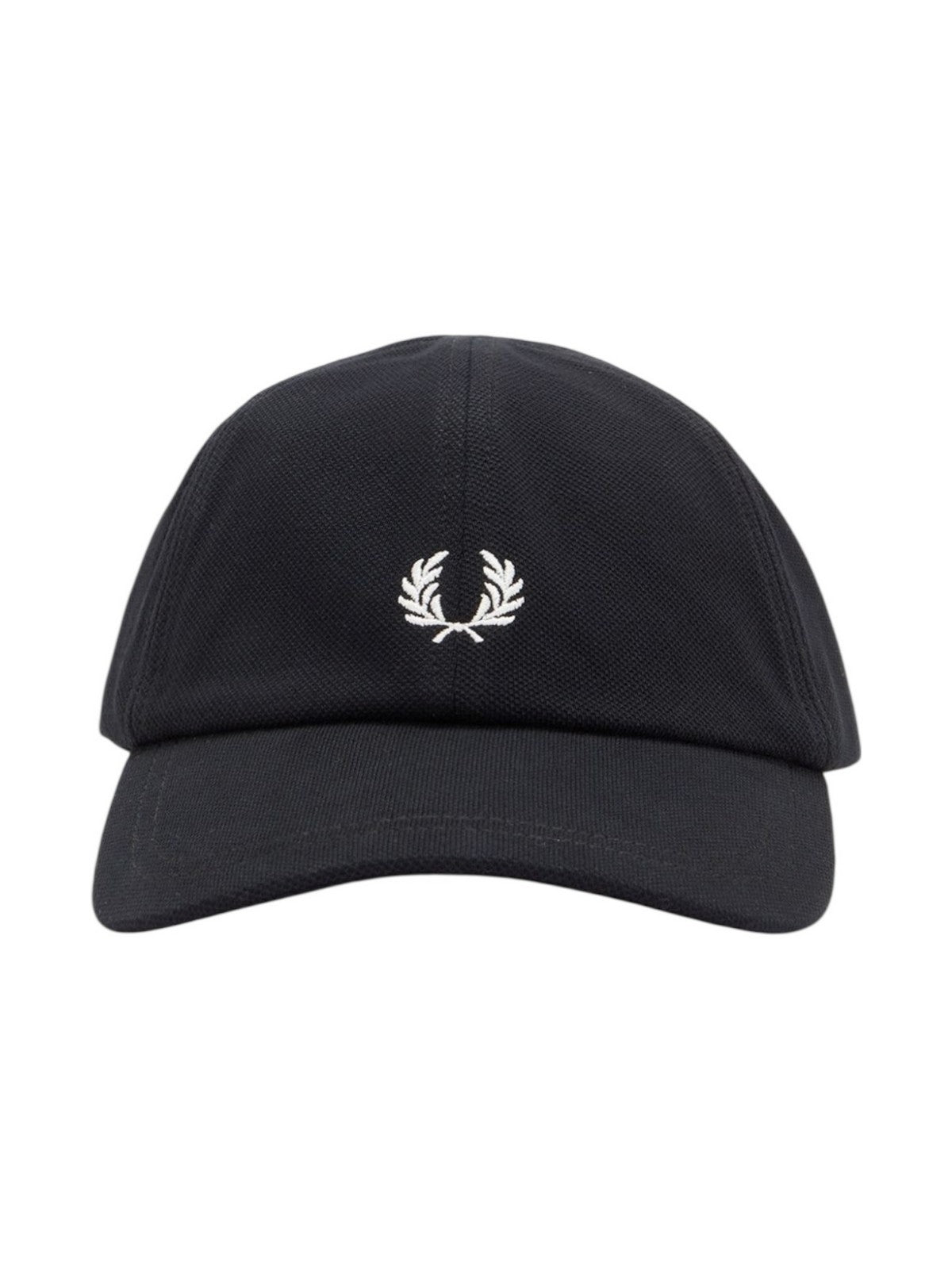 FRED PERRY Cappello Uomo FP PIQUE CLASSIC CAP FP-HW2295 843 BLACK/SNOWWHITE