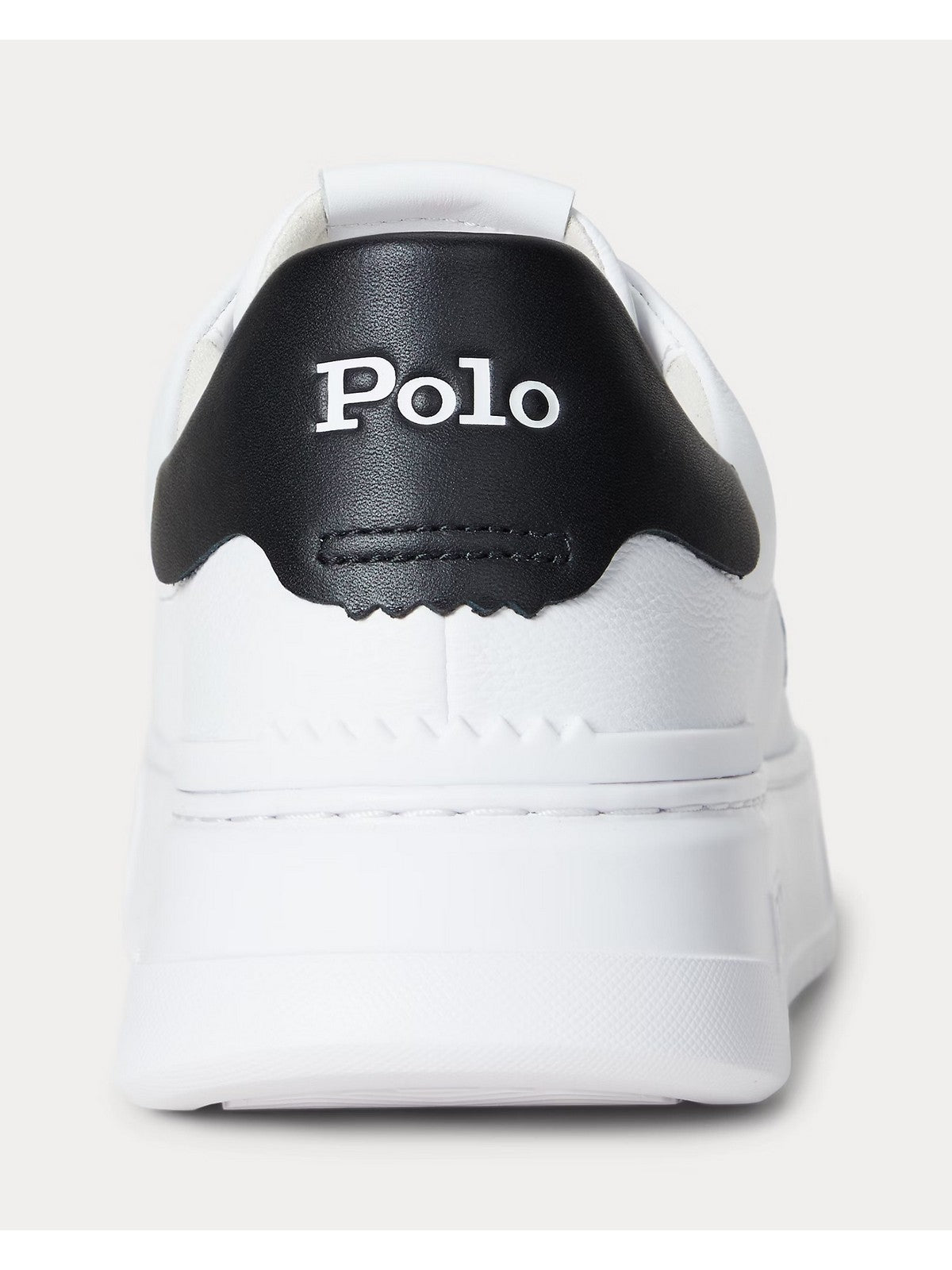 POLO RALPH LAUREN Sneaker Uomo RLITE COURT-SNEAKERS-LOW TOP LACE 809974097 002 WHITE/BLACK gioboutiqueweb