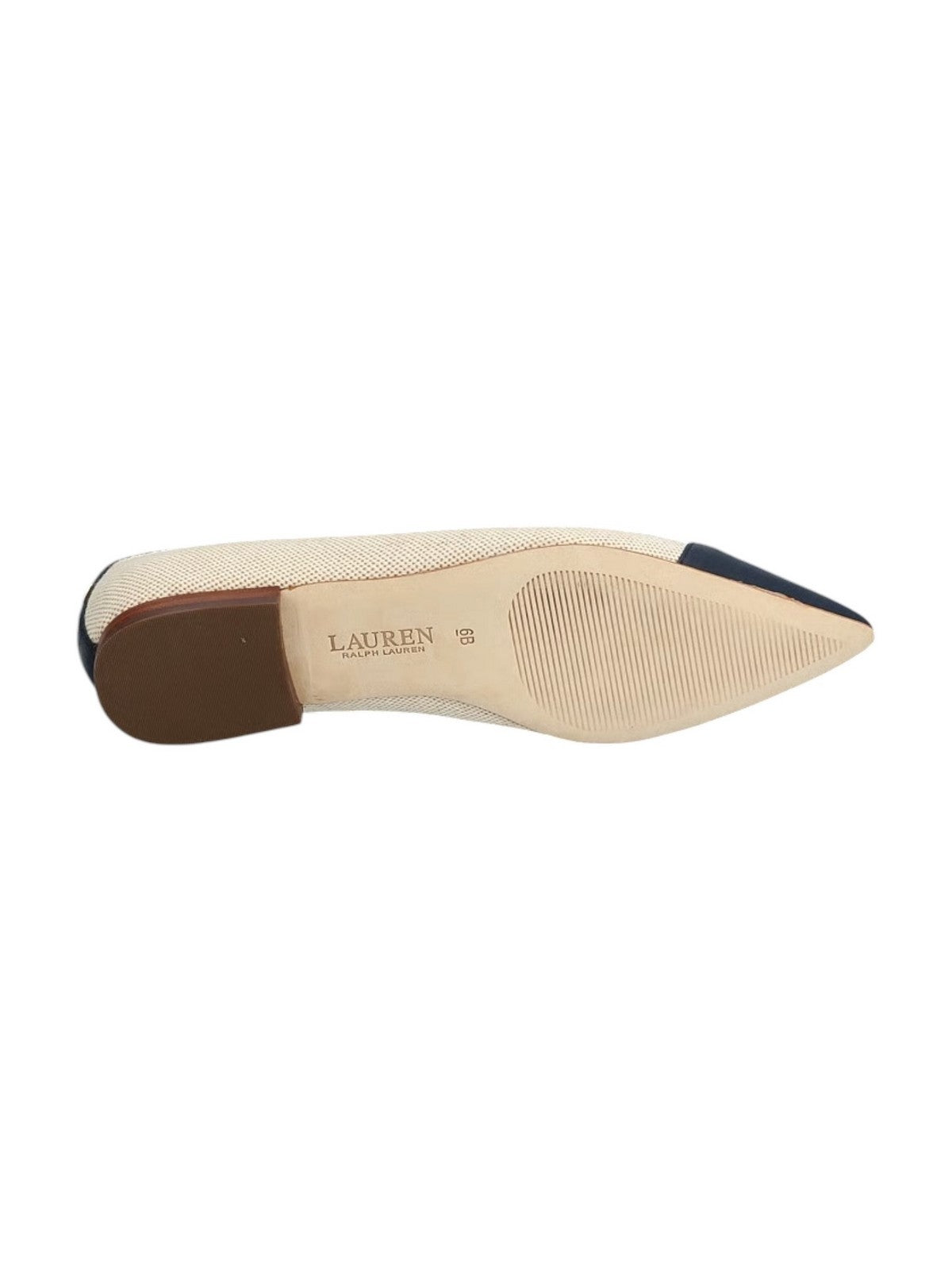 LAUREN RALPH LAUREN Ballerina Donna 802P10530 002 NTRL/BUFF/REFINED NAVY