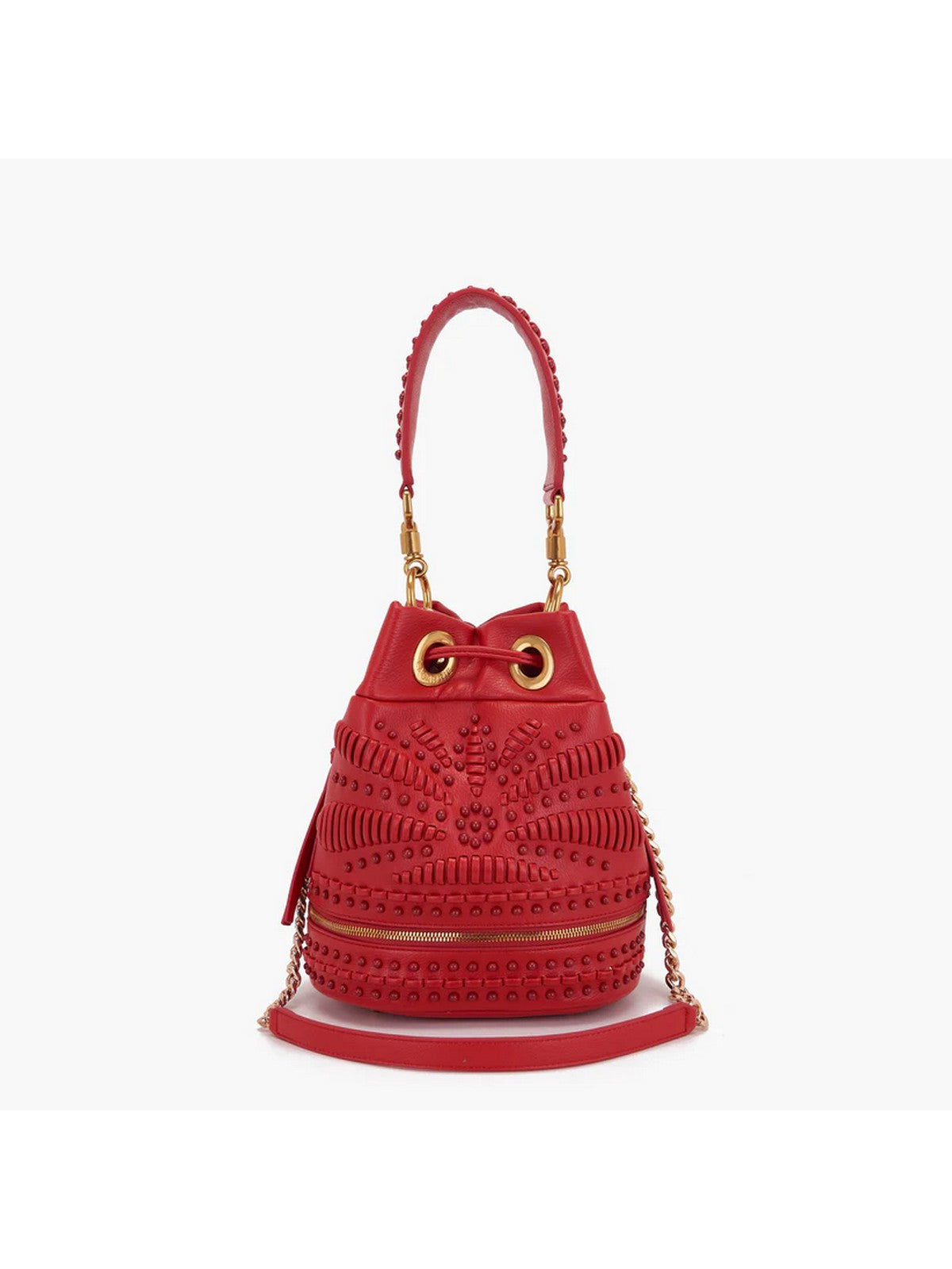 LA CARRIE Borsa Donna GIPSY BUCKET SYNT. TUMBLED 151M-EM-115 TBS/RED Rosso gioboutiqueweb