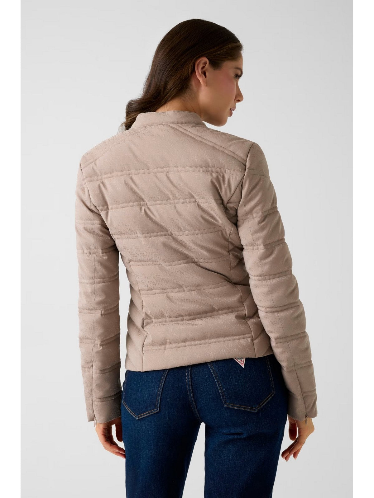 GUESS Giubbino Donna New Vona Logo Jacket W6RL02 WJ492 A10L SUMMER CLAY
