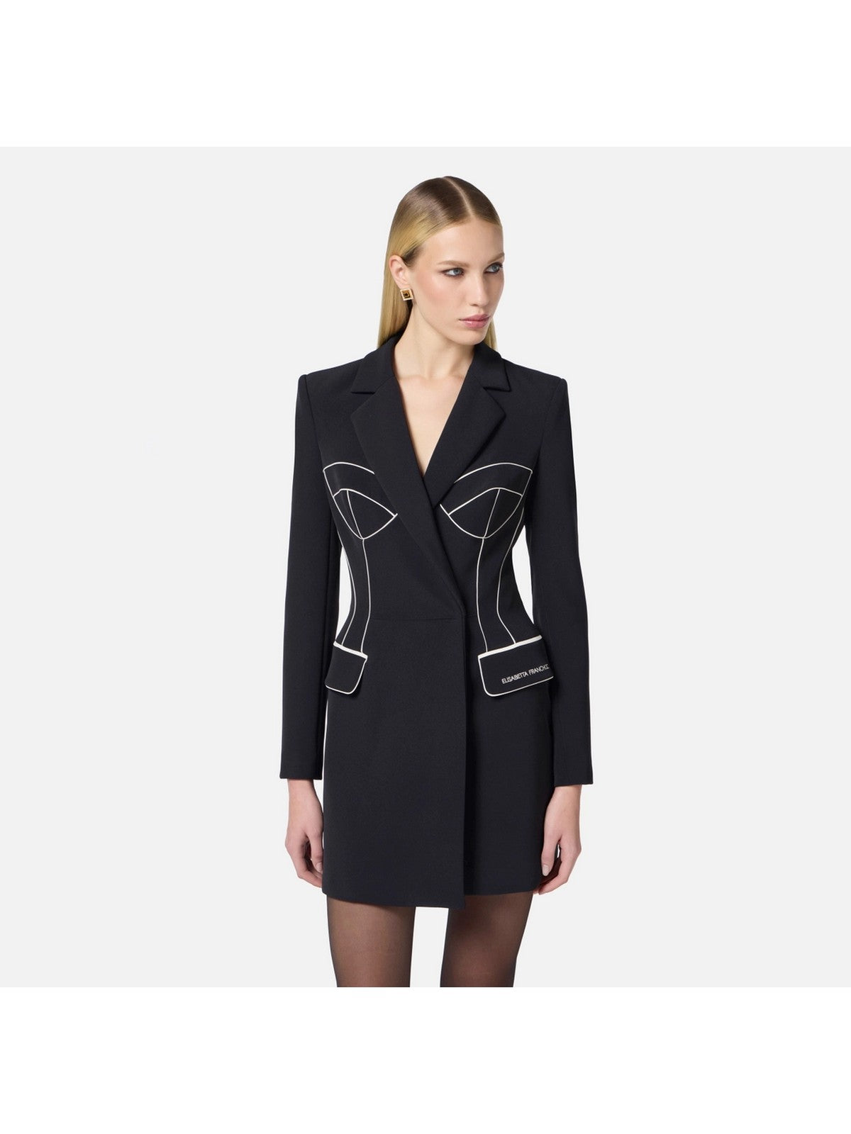 ELISABETTA FRANCHI Abito Donna AB73451E2-685 Nero gioboutiqueweb