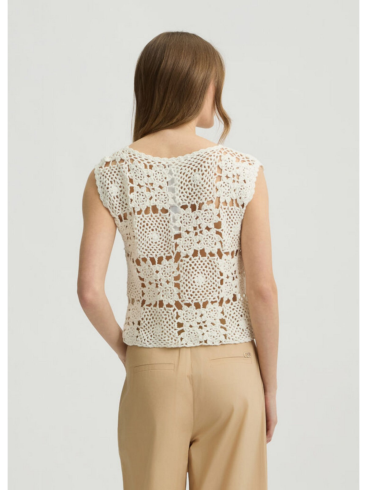 LIU JO WHITE Top Donna WA5209MA30Q 10701 Bianco gioboutiqueweb
