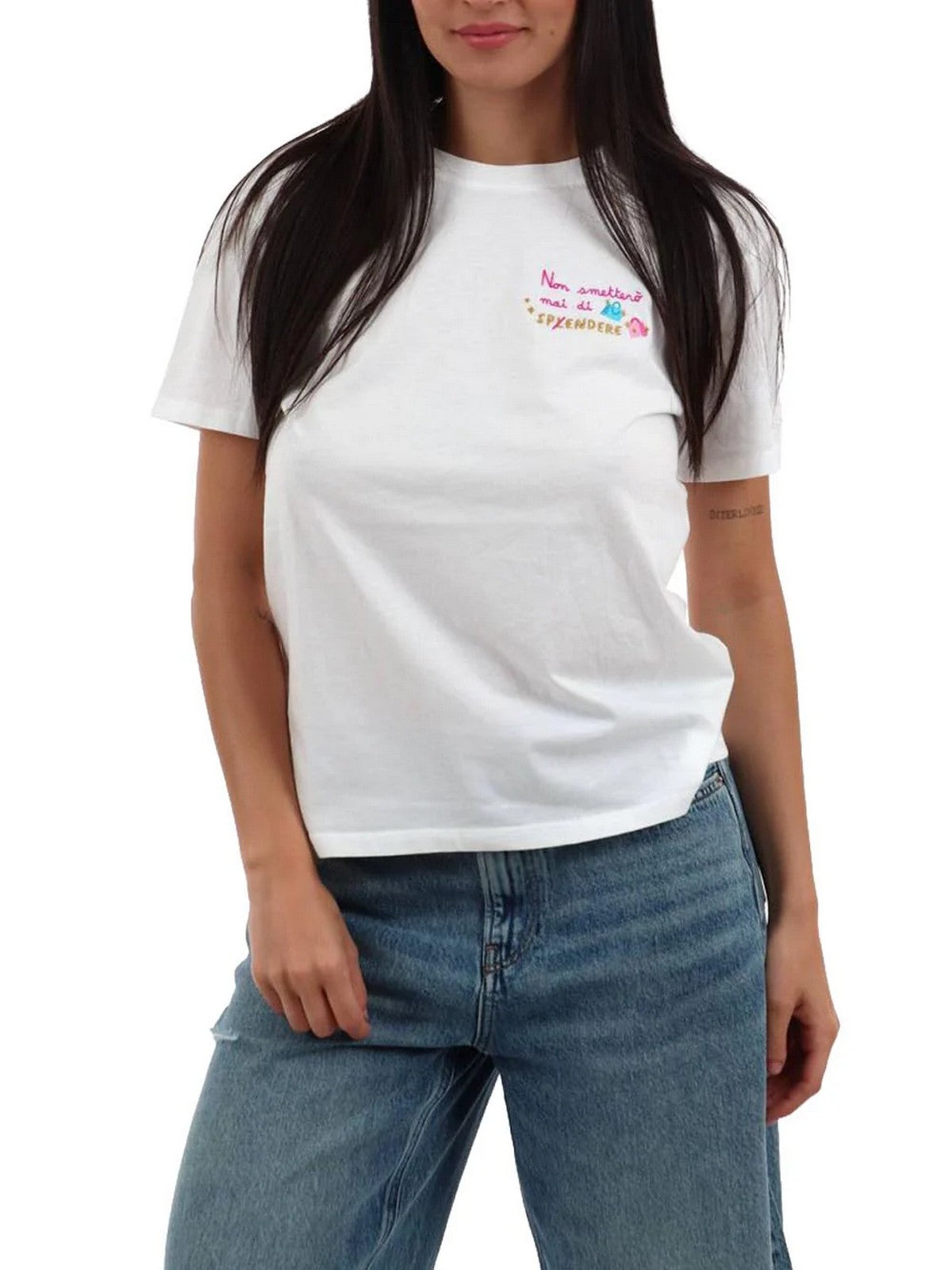 MC2 SAINT BARTH T-shirt Donna EMILIE 04045L NON SPENDERE 01N EMB
