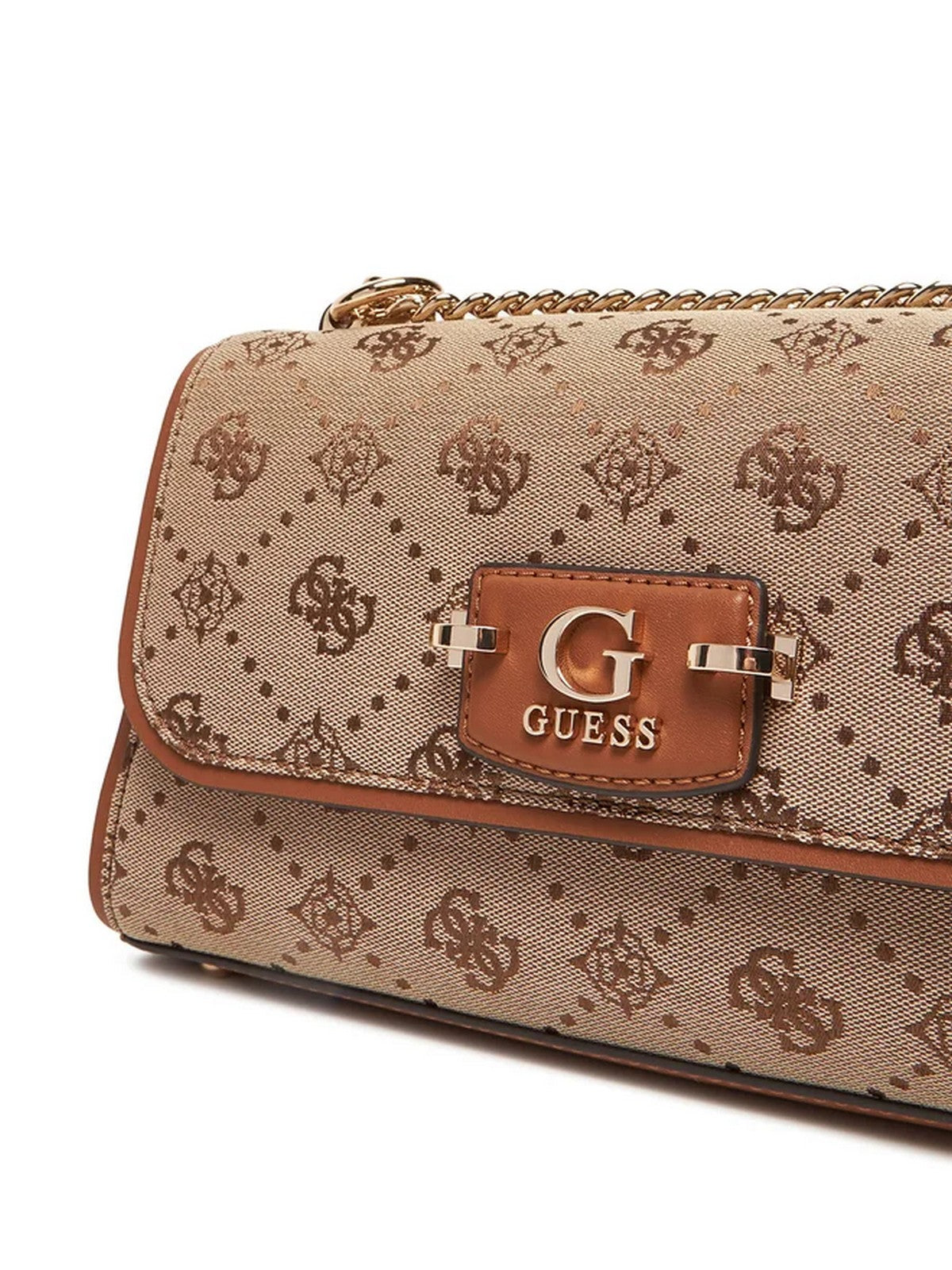 GUESS Borsa Donna NEDA CONVERTIBLE XBODY FLAP HWJP96 54210 LTL LATTE LOGO